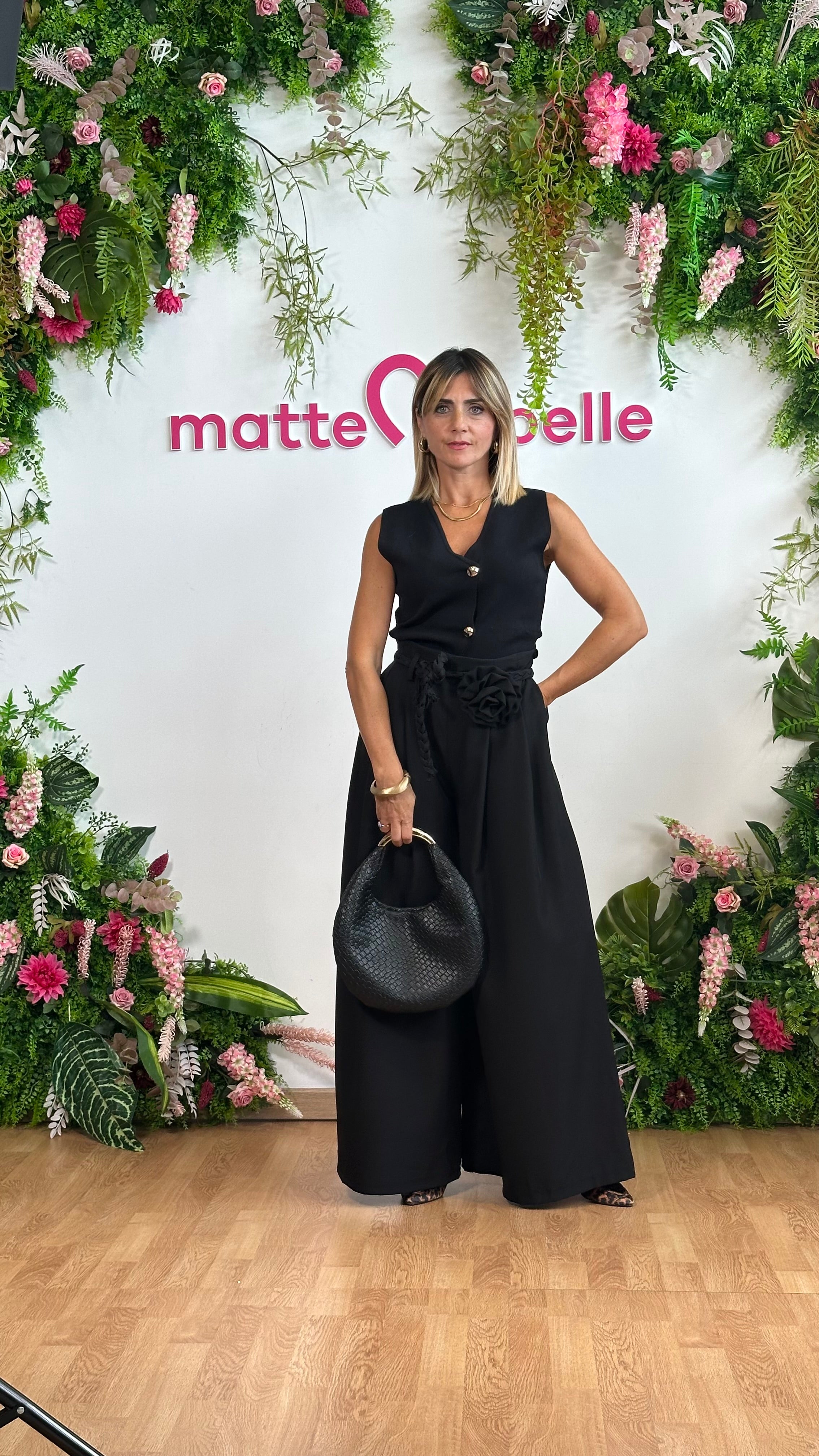 Gilet in maglia nero