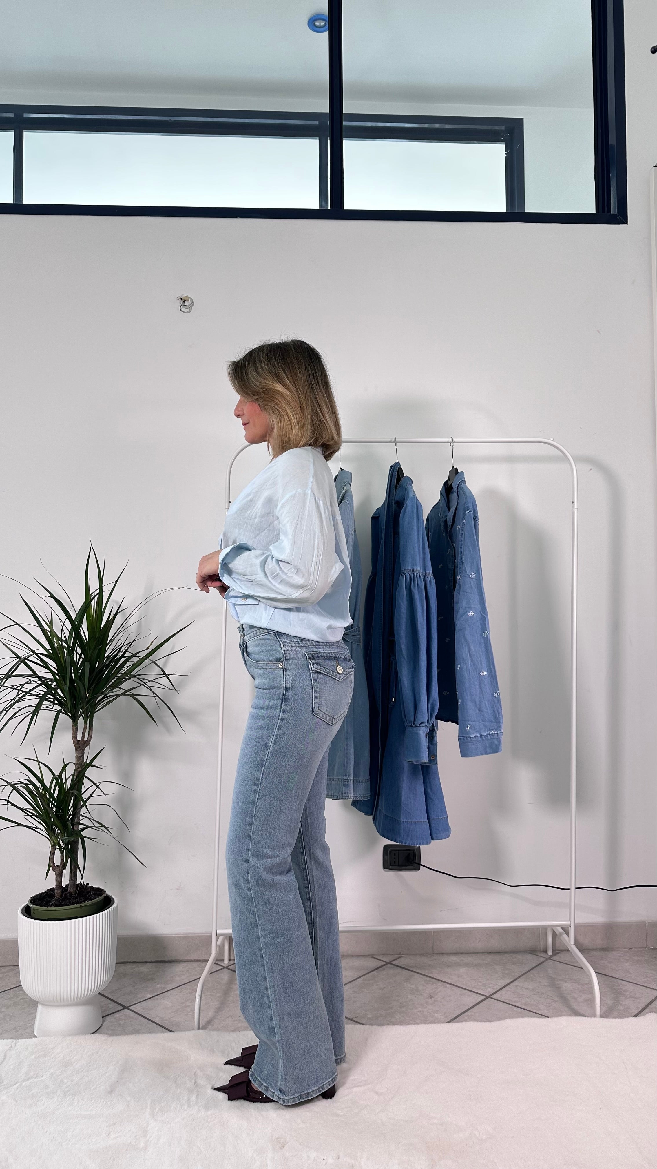 Jeans Flare strutturato