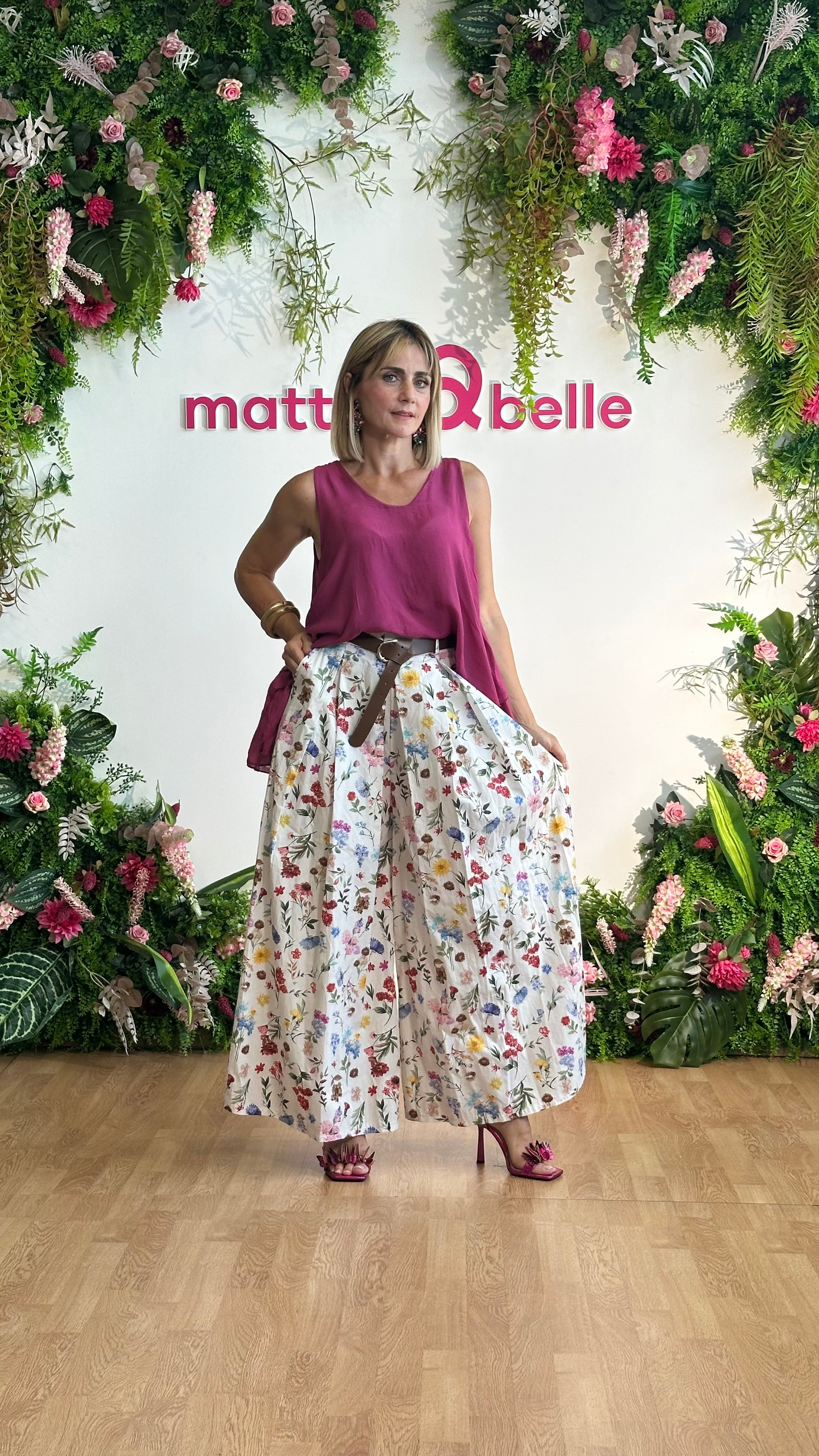Pantagonna 100% cotone rosa