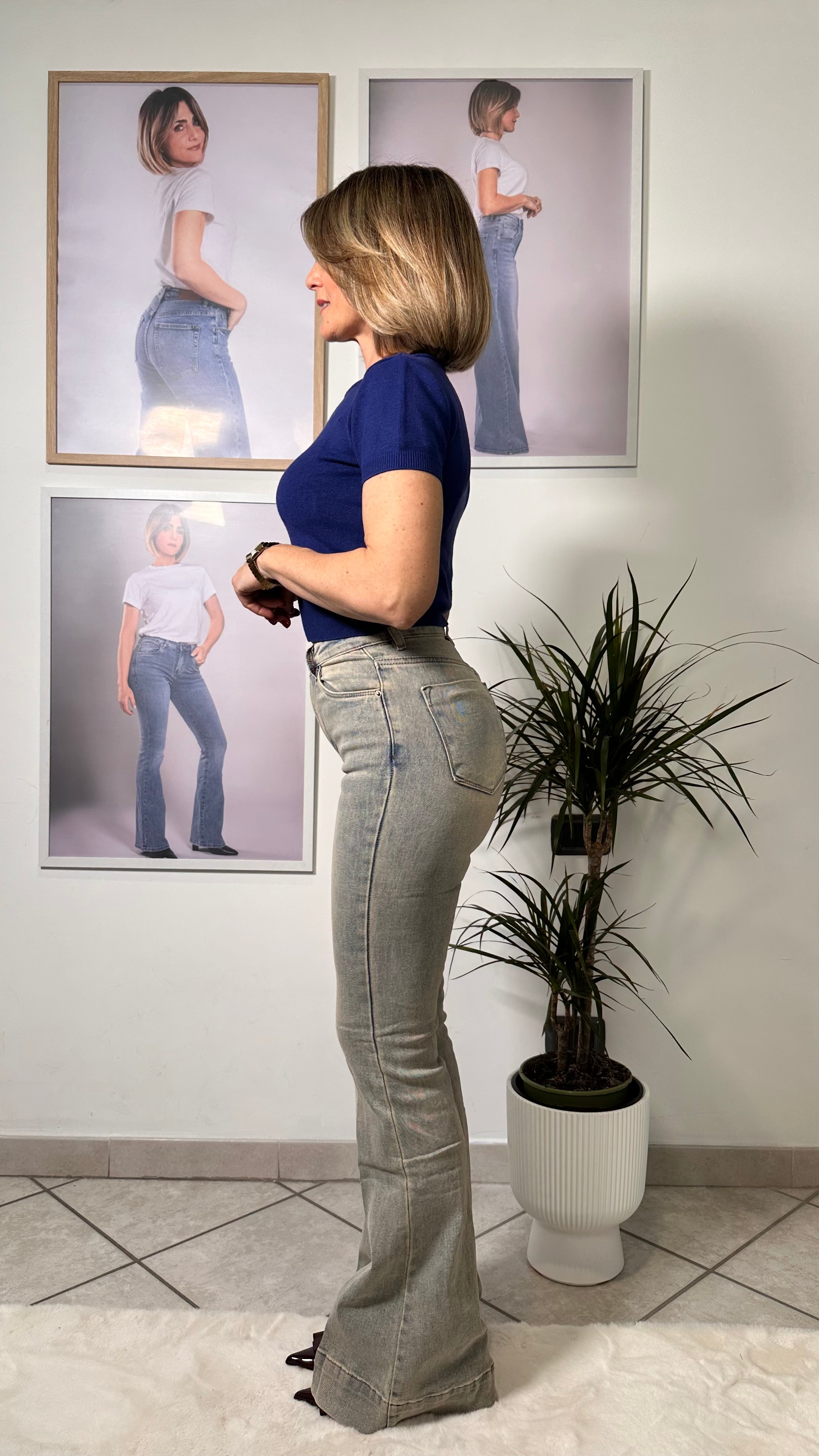 Jeans Angel -5 Kg  French Fit Sabbiato