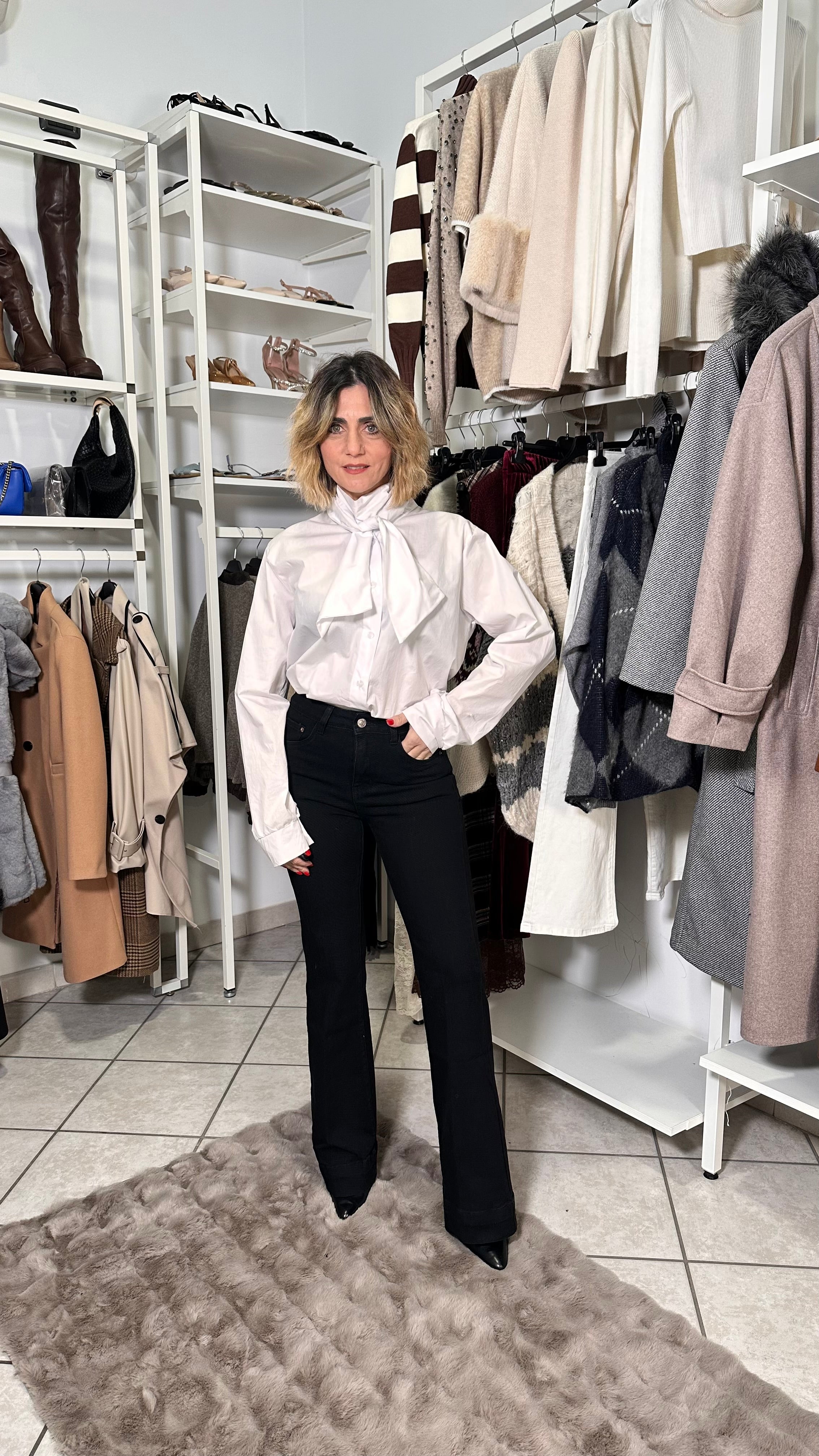 Jeans zampa -5kg Angel Nero