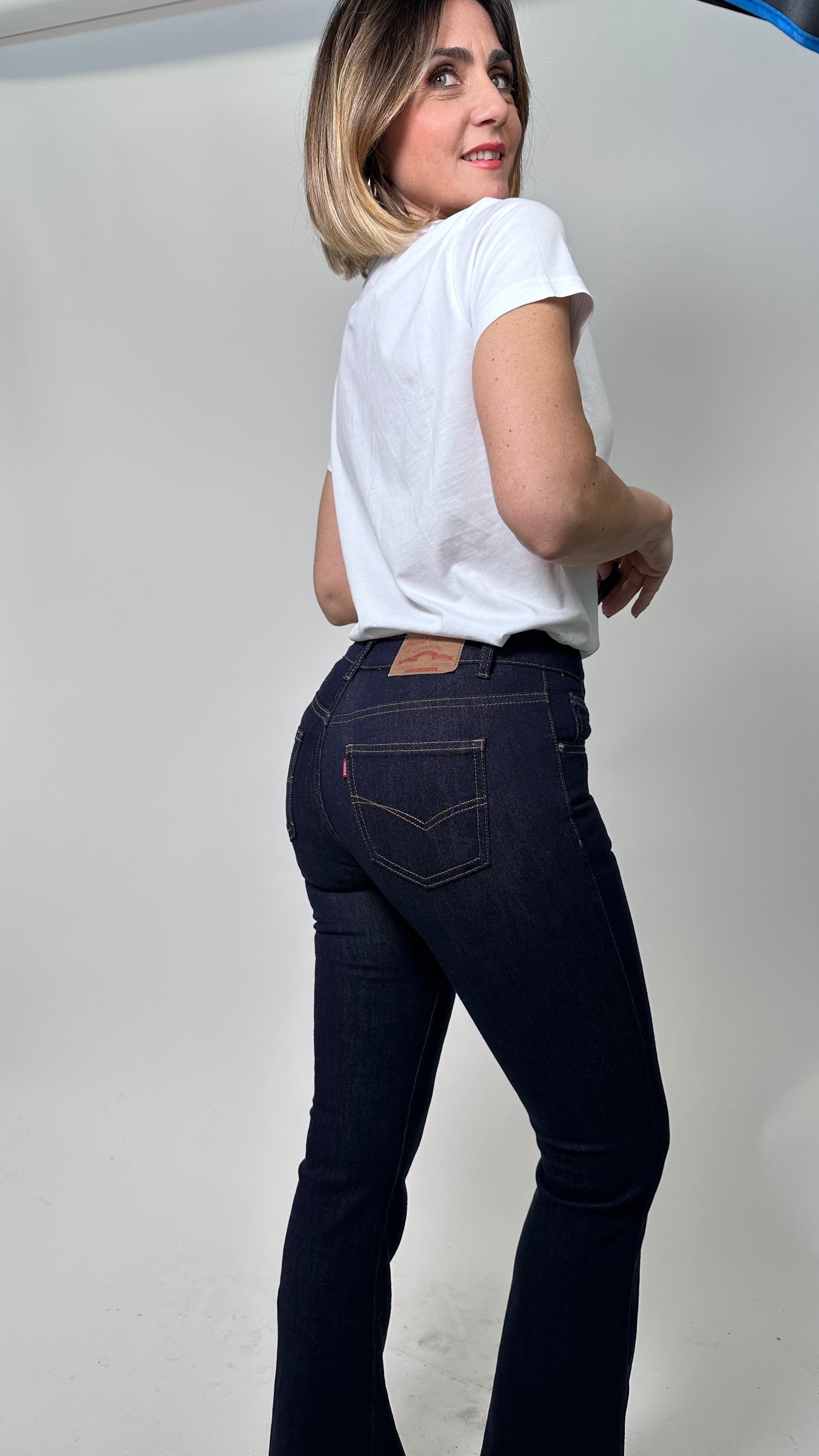 Jeans Flare Sculpt Dark Blue