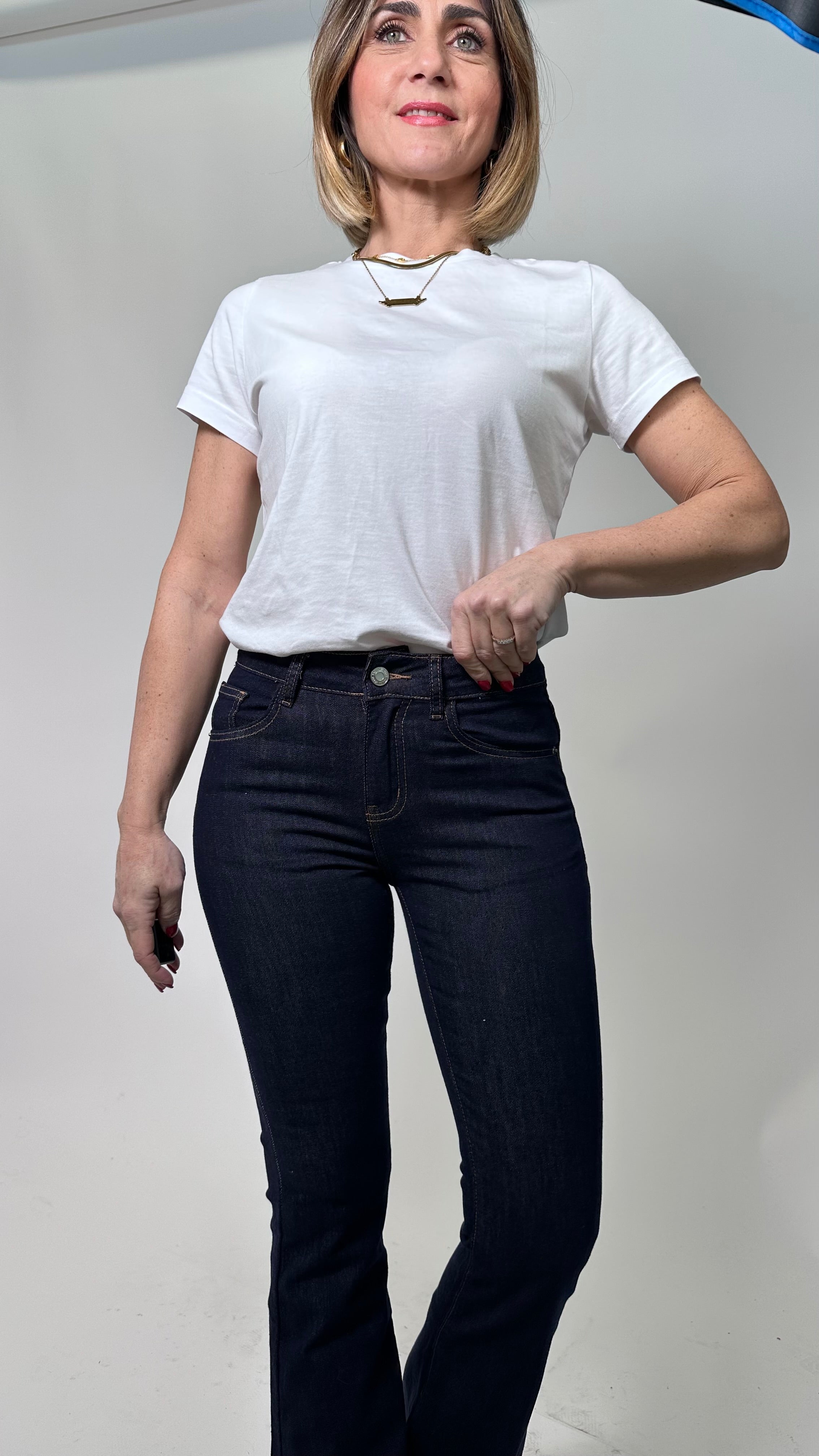 Jeans Flare Sculpt Dark Blue