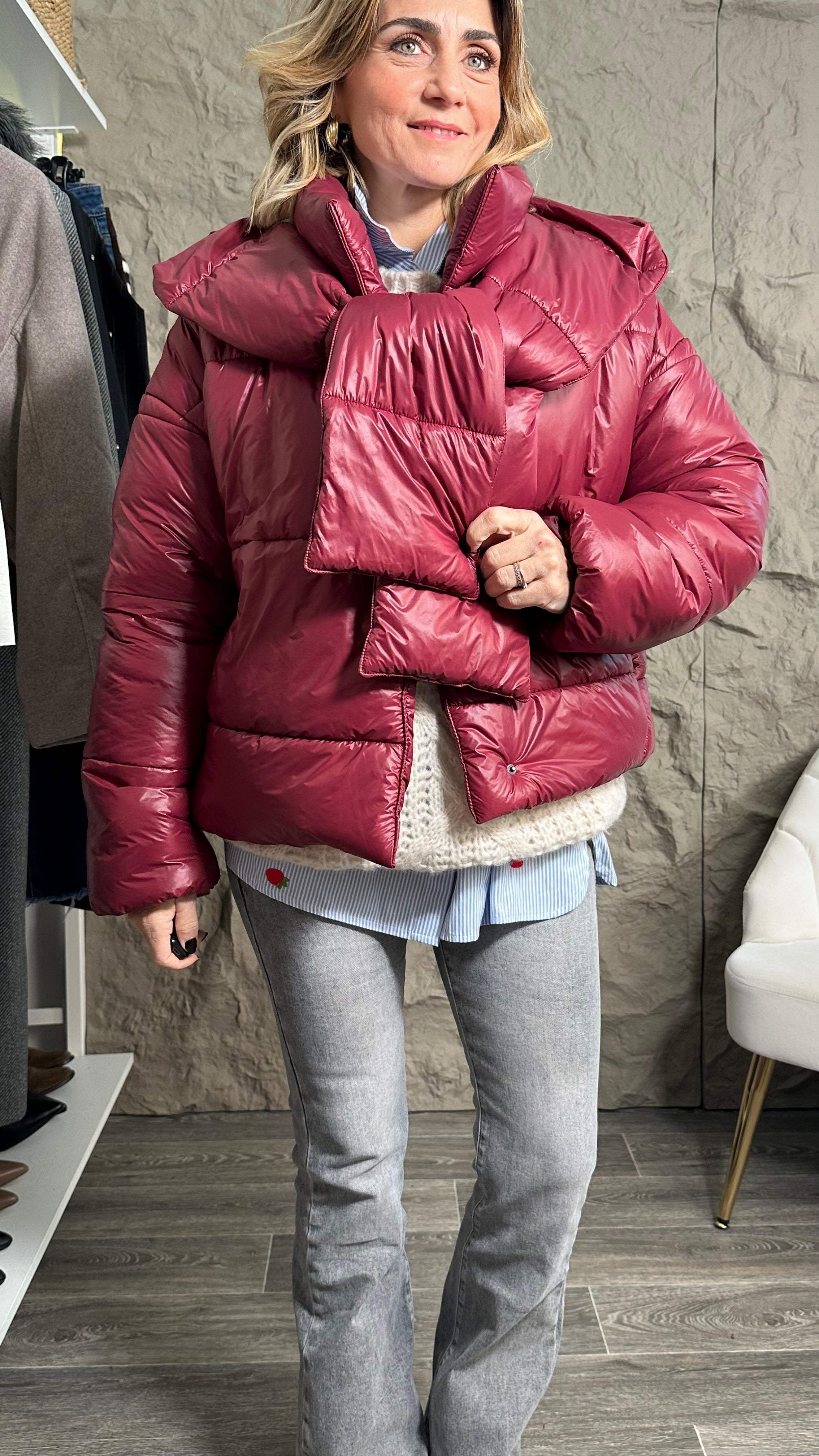 Giubbino Nuvola bordeaux