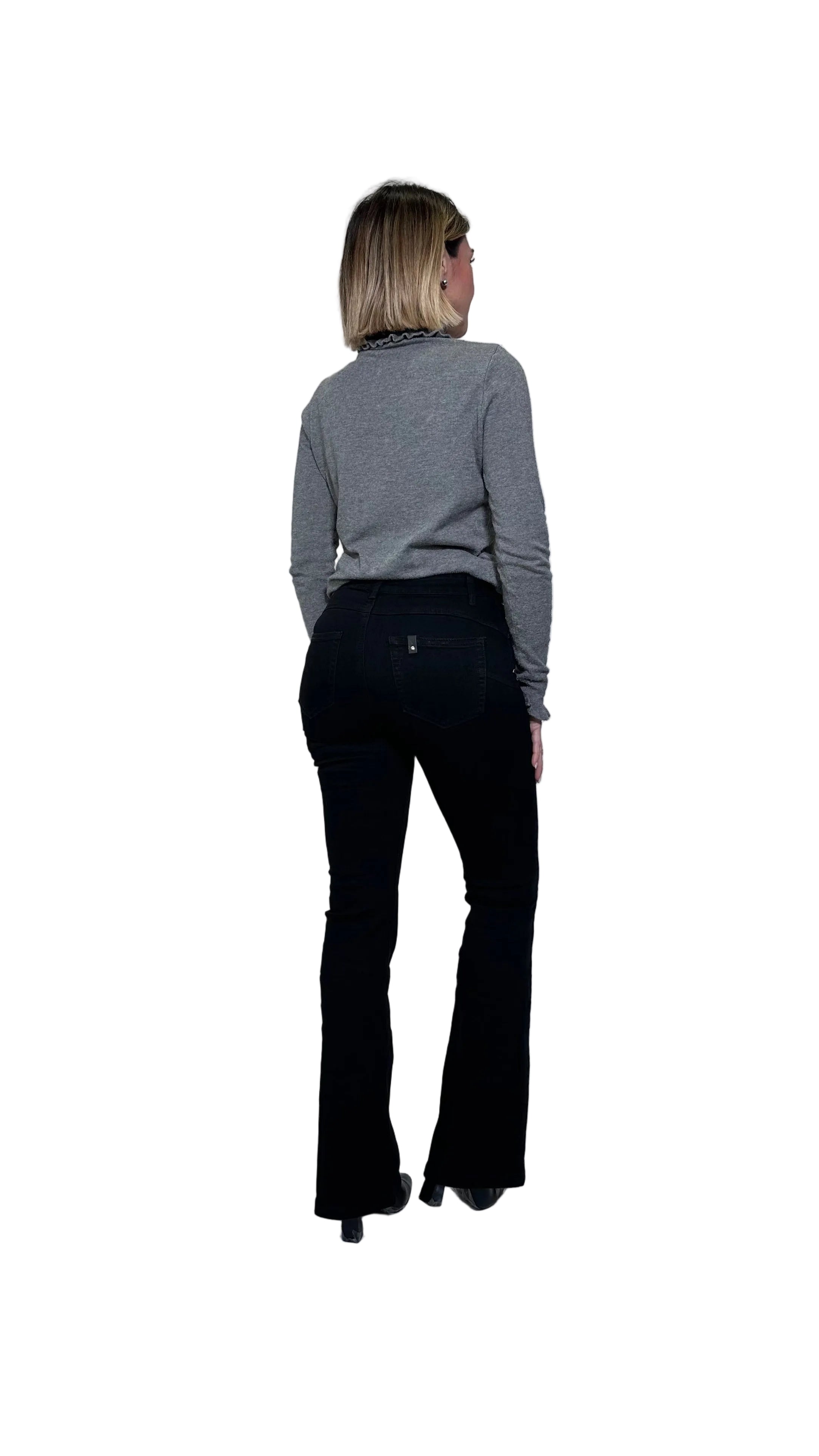 Jeans Zampa push up Nero