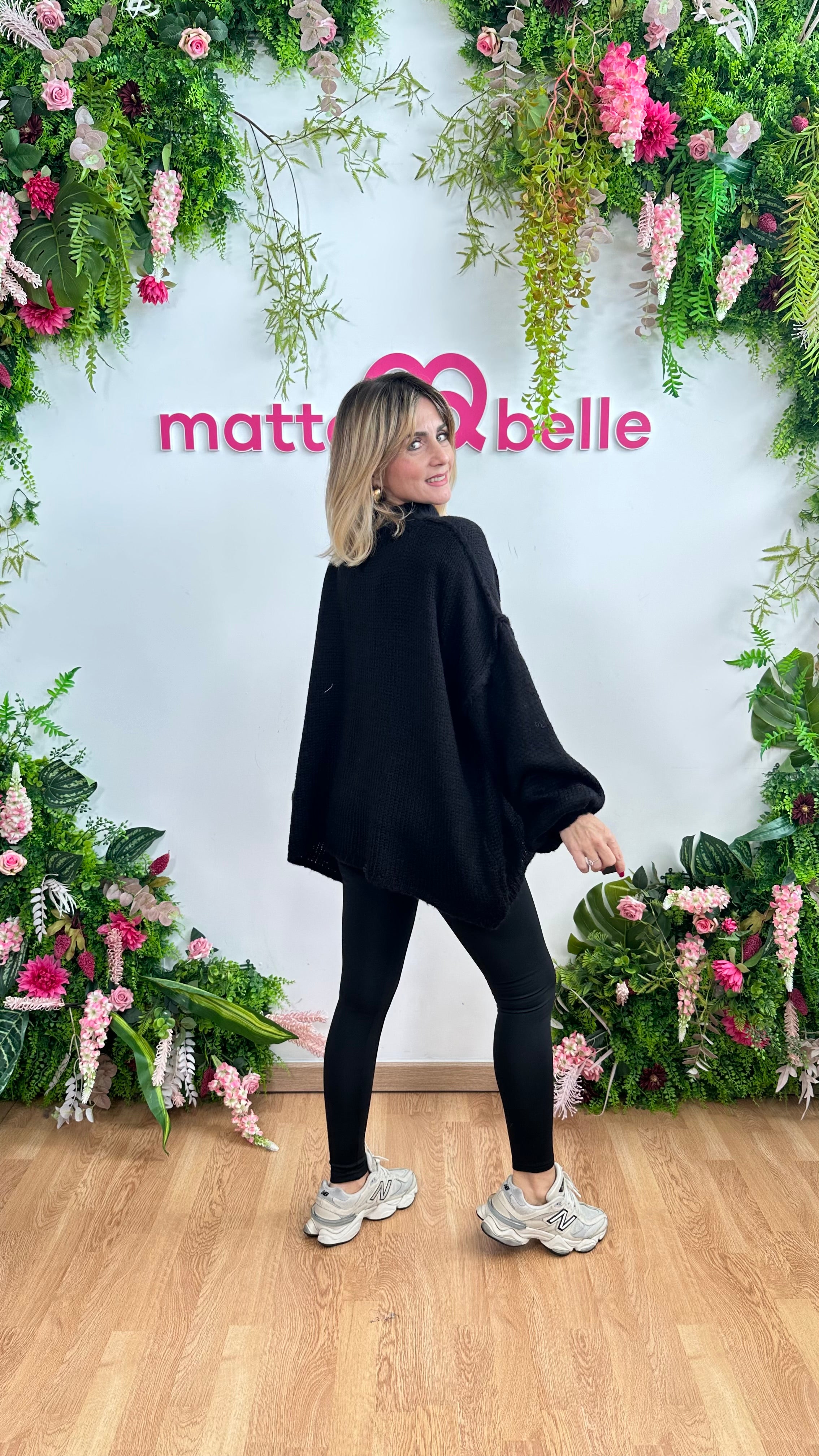 Maxi pull Reverse nero