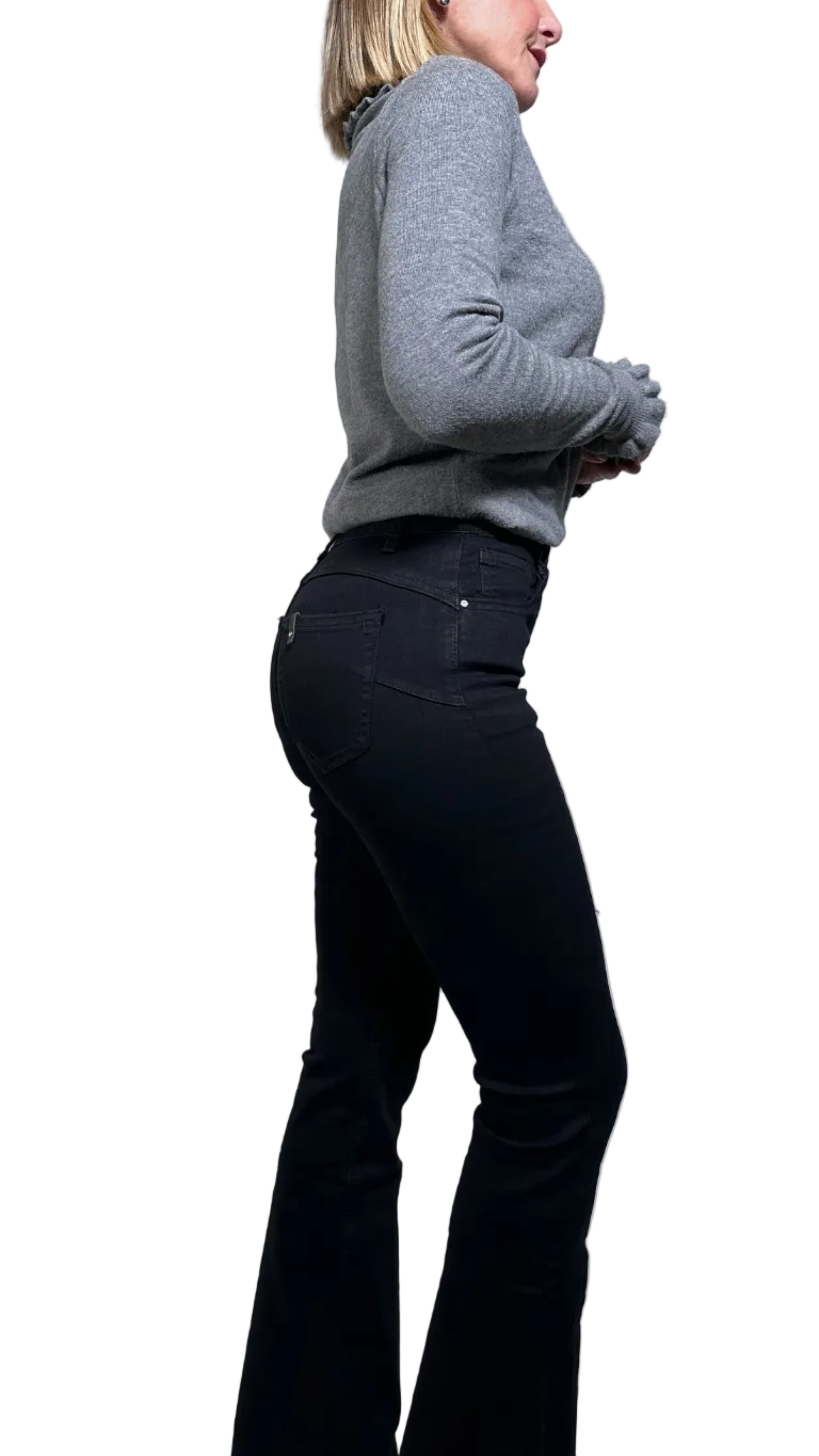 Jeans Zampa push up Nero