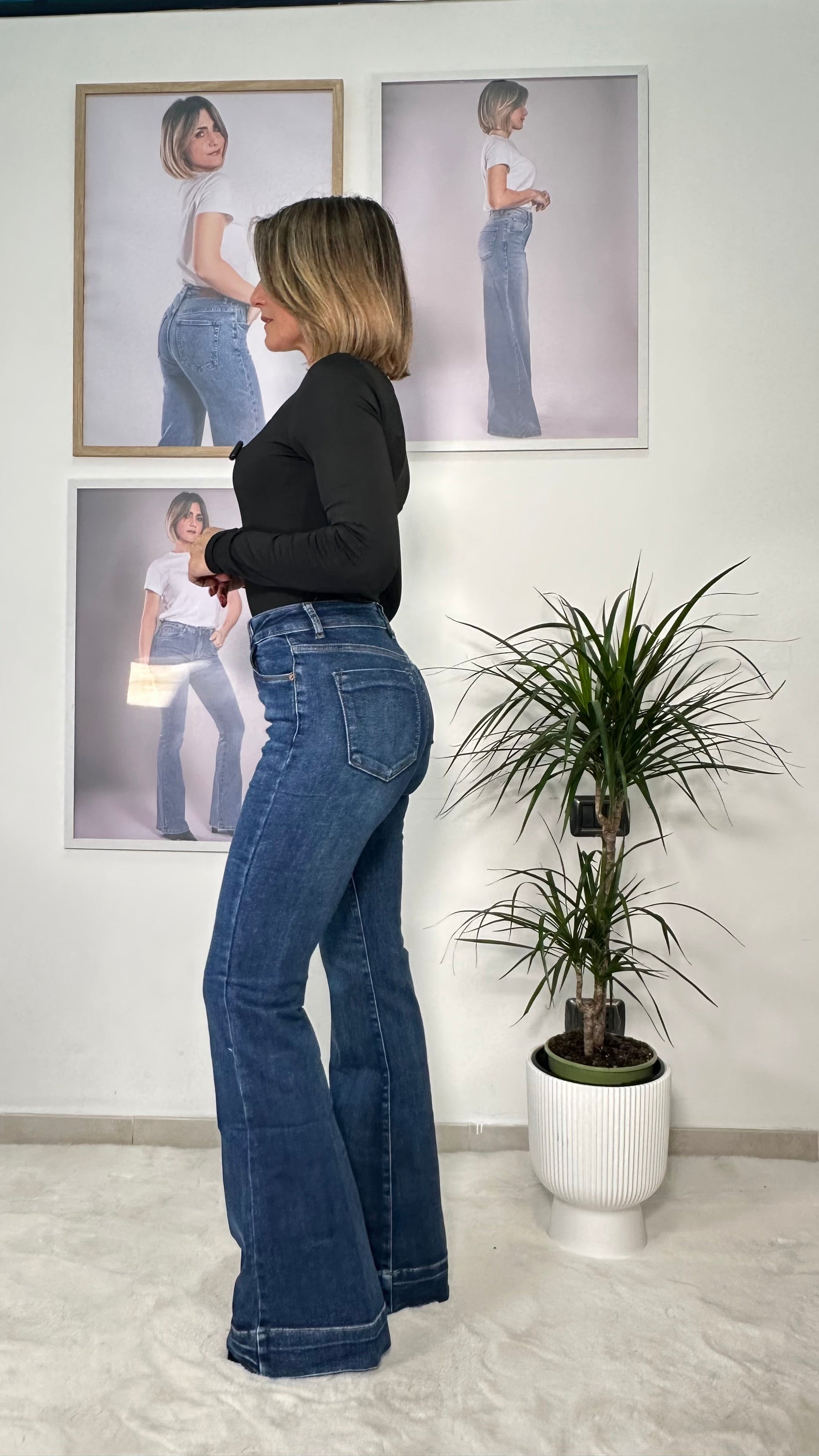 Jeans Angel -5 kg denim medio