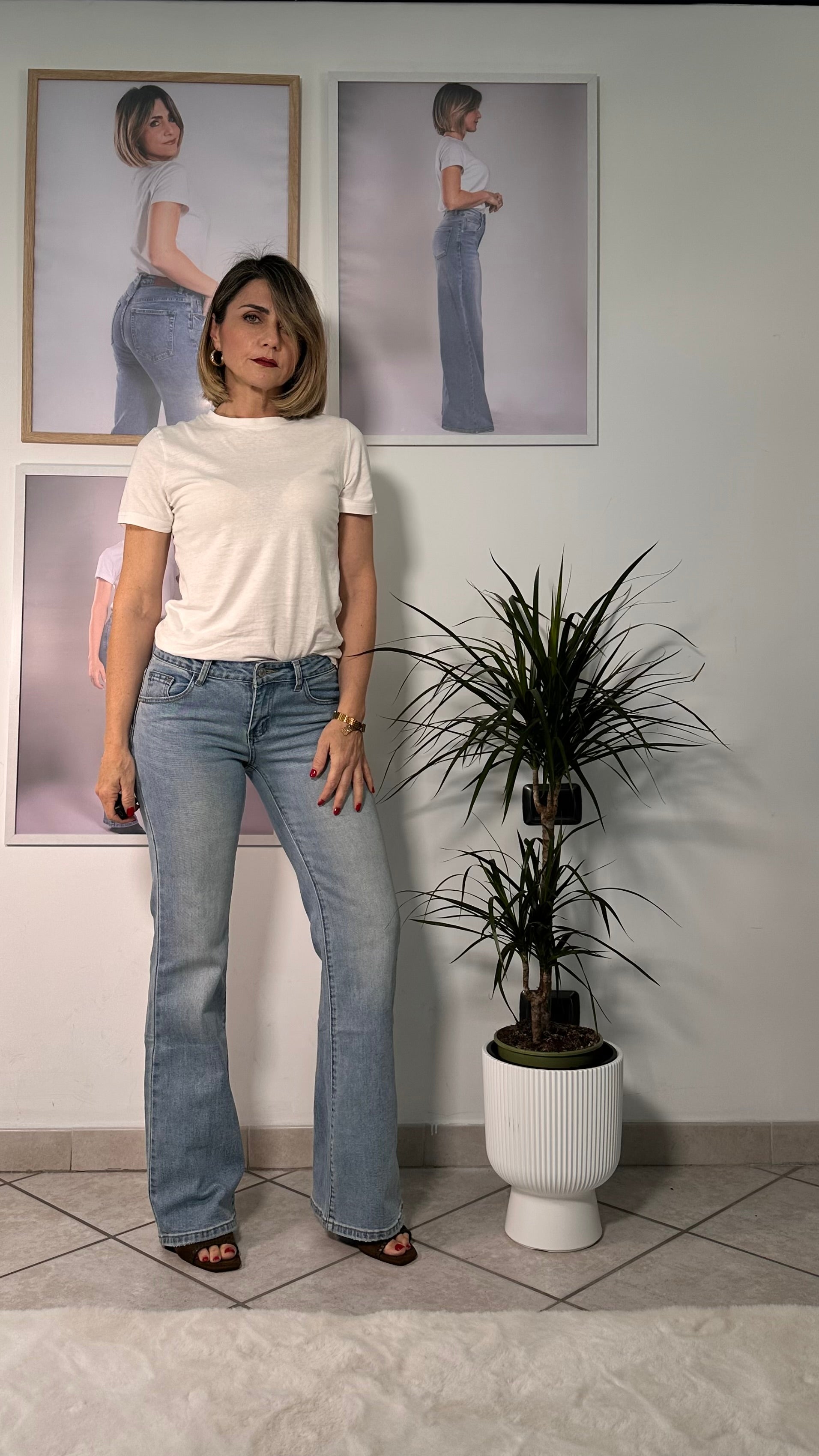 Jeans Flare Light Blue