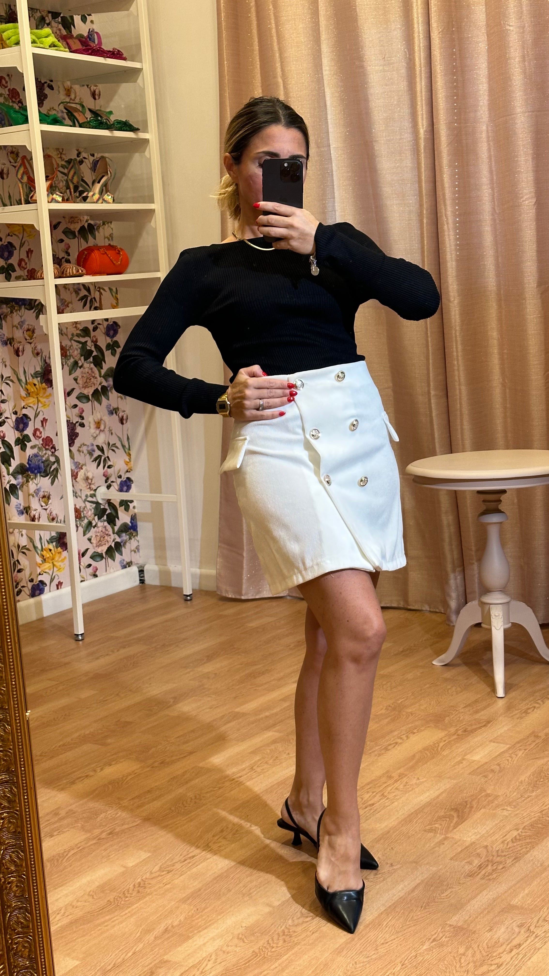 Gonna skirt a costine