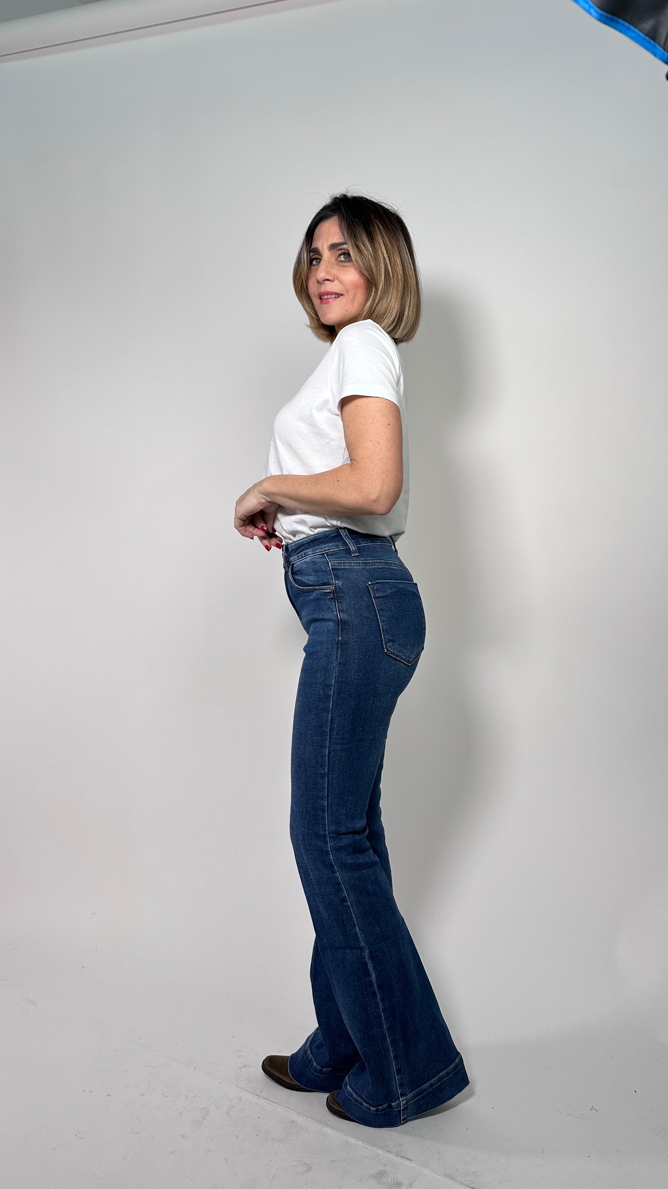 Jeans Angel -5 kg denim medio