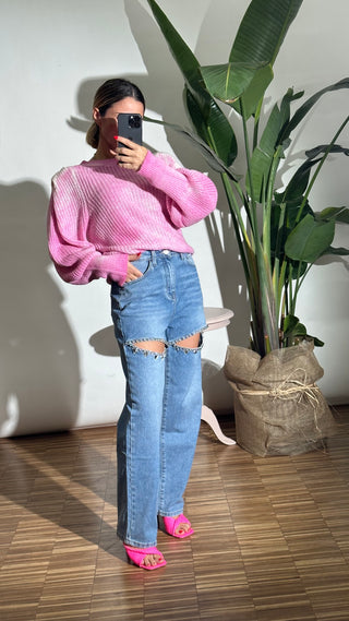 Jeans cut-out