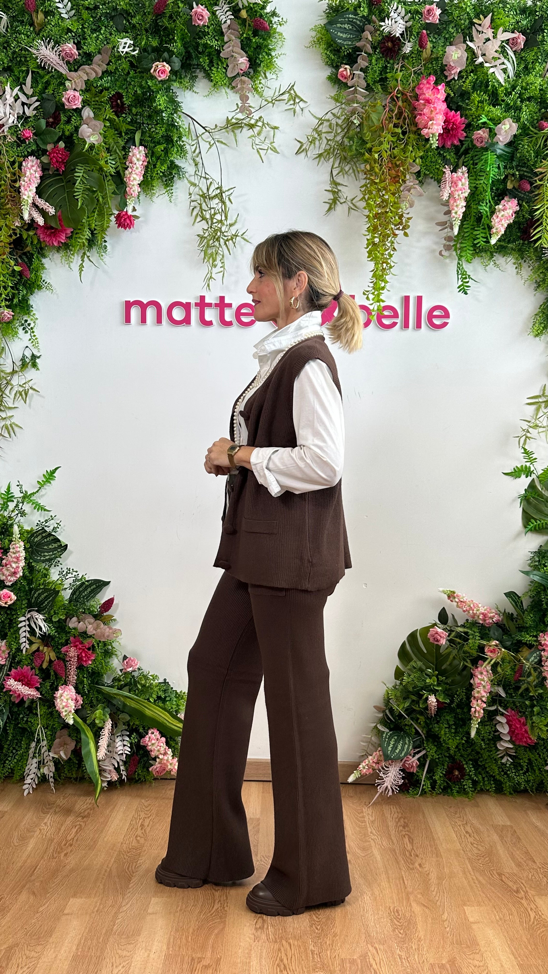 Coordinato Costine Chic Marrone