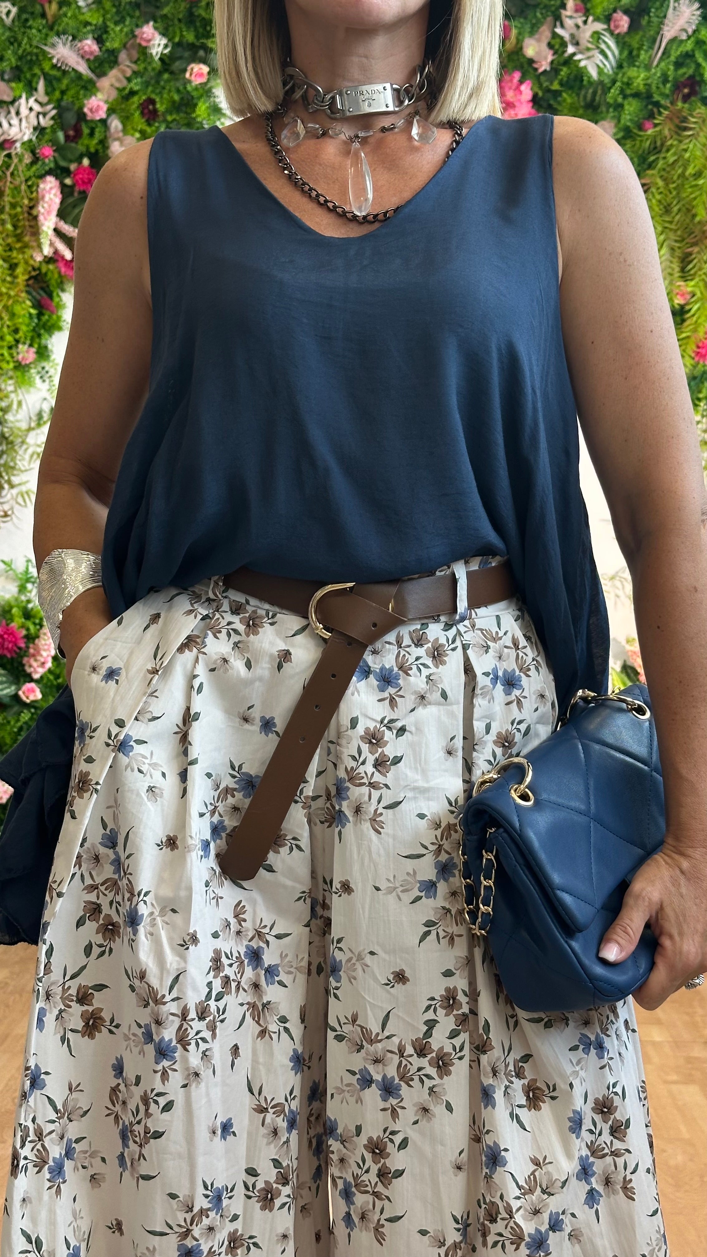 Pantagonna 100% cotone blu