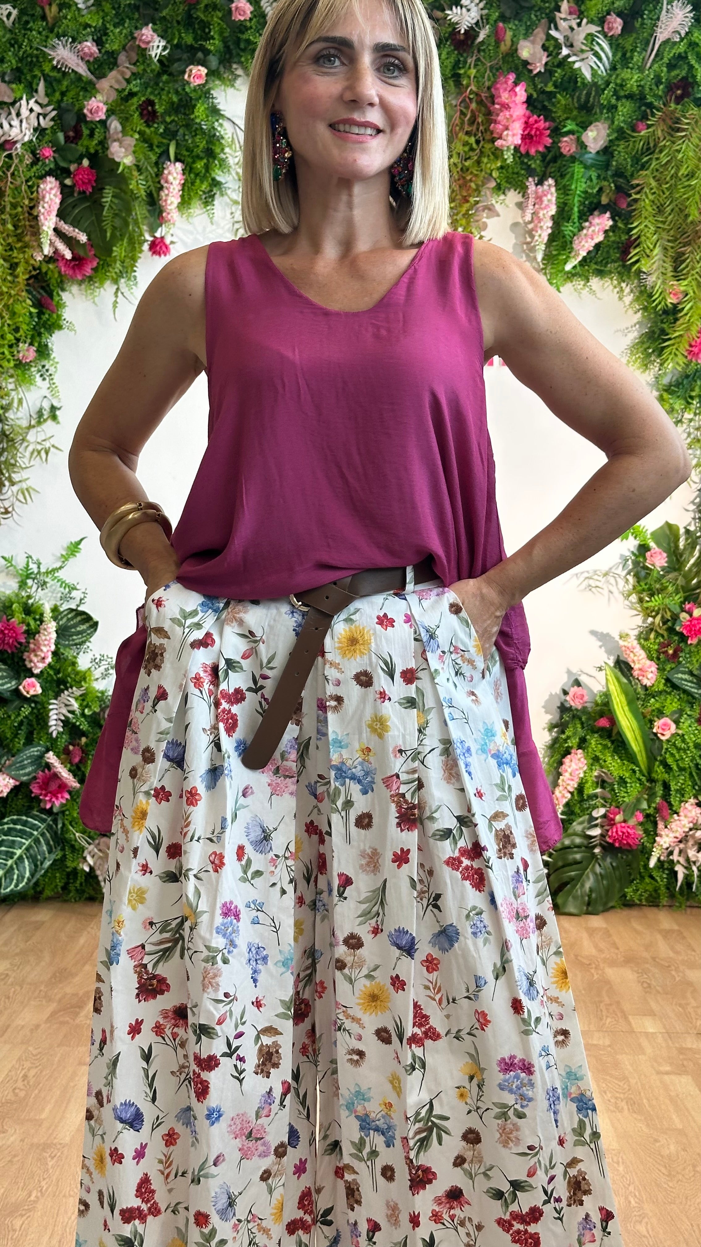 Pantagonna 100% cotone rosa