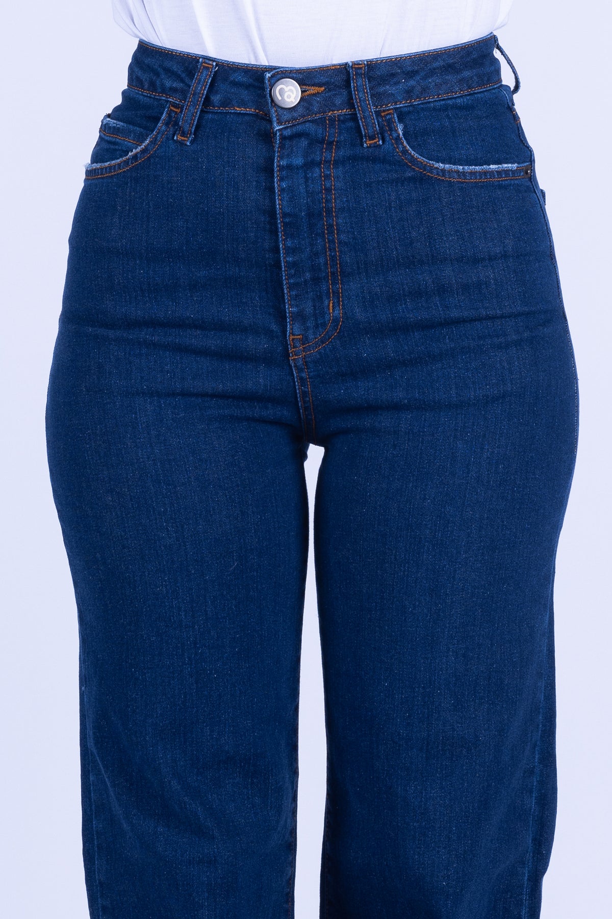 JEANS PALAZZO VITA ALTA STRETCH PUSH UP COUTURE