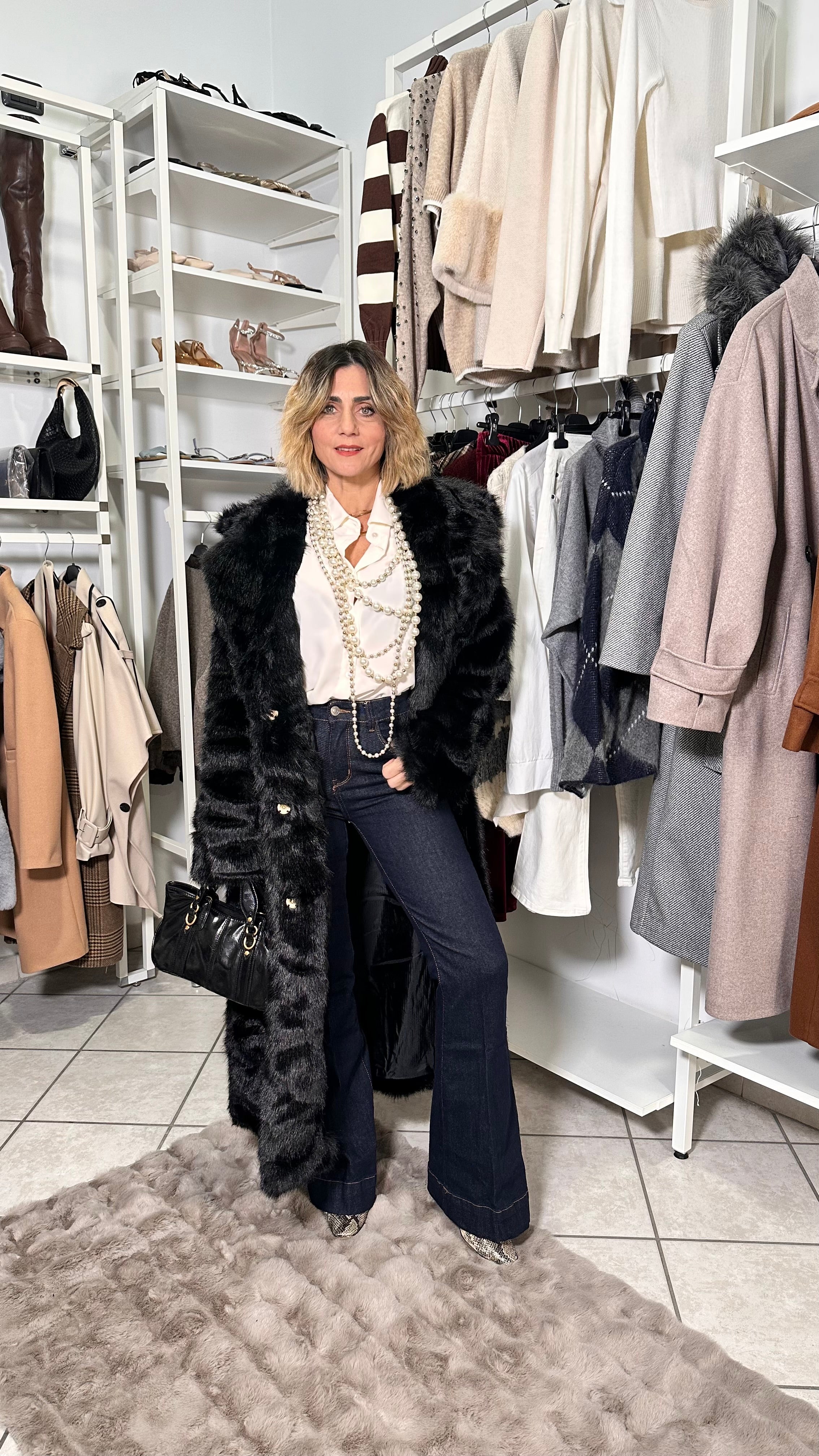 Jeans zampa-5kg Angel lavaggio scuro