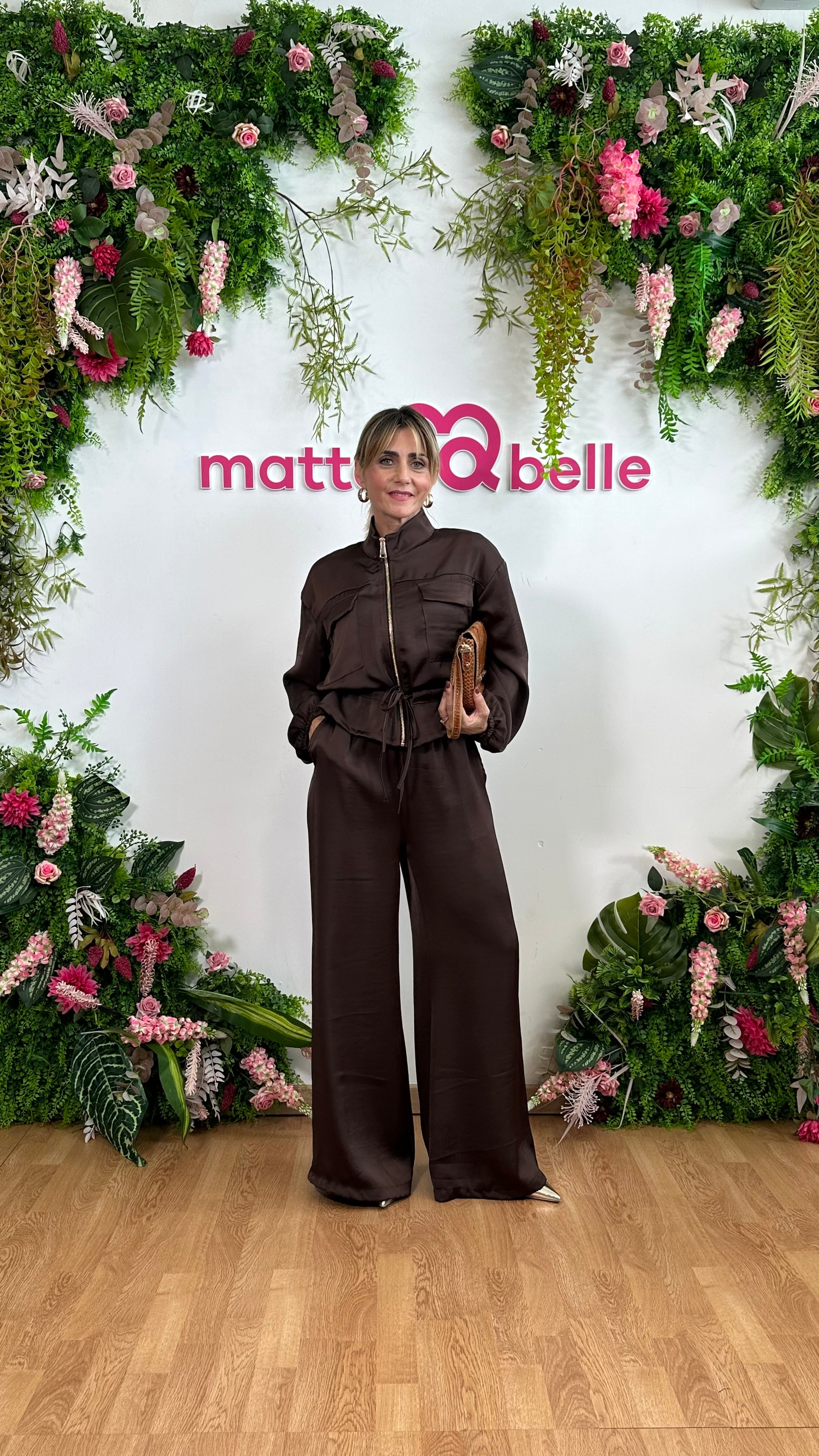 Coordinato Baggy marrone