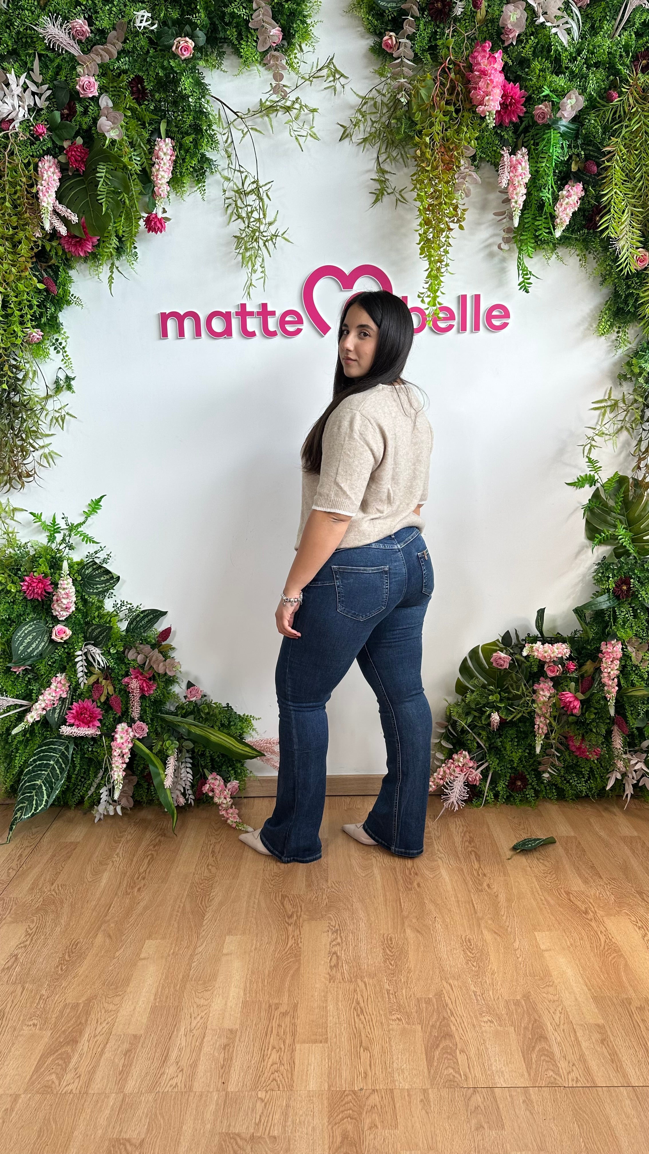 Jeans Zampa push up denim scuro