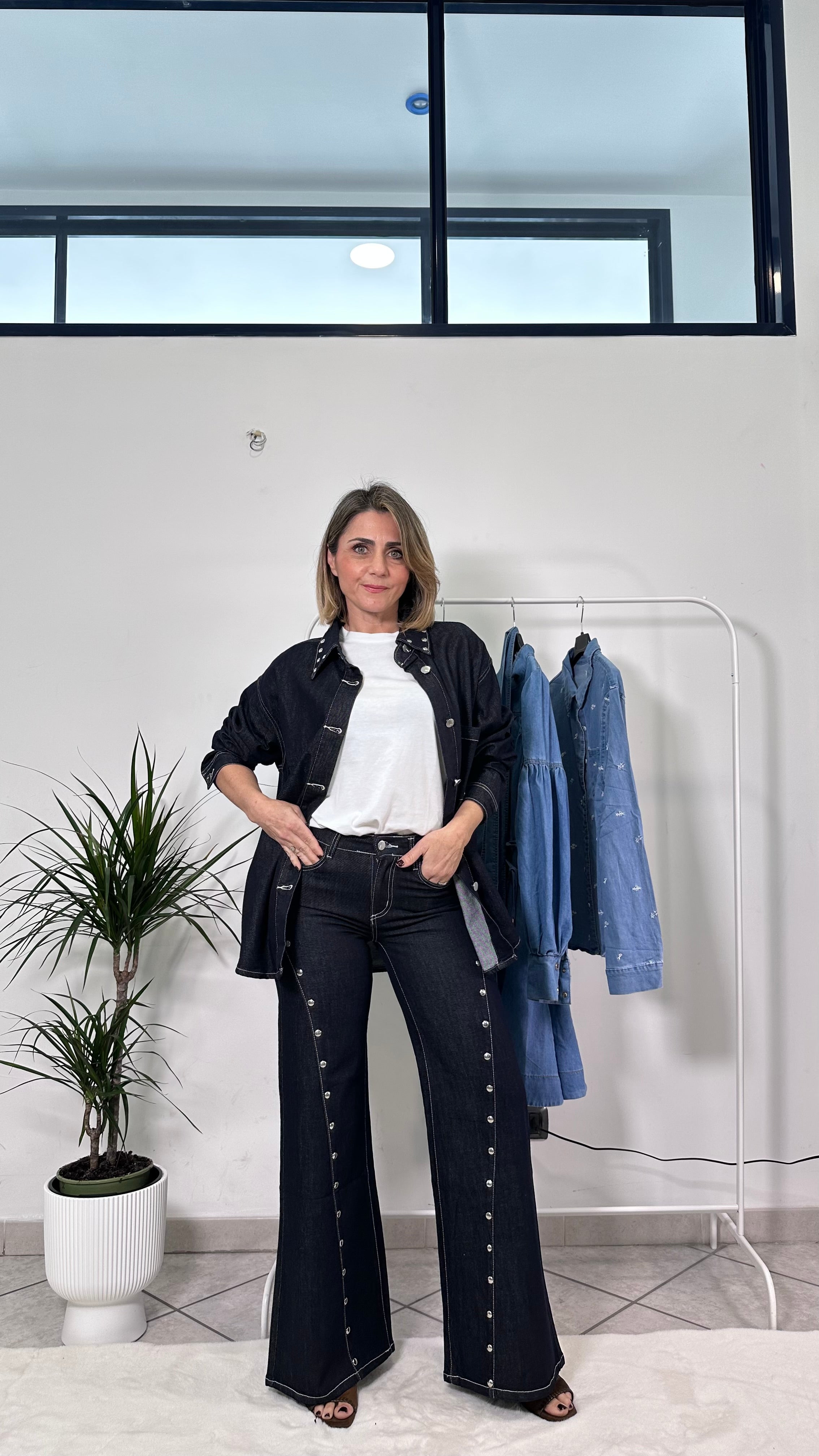 Coordinato Denim Comfy Chic