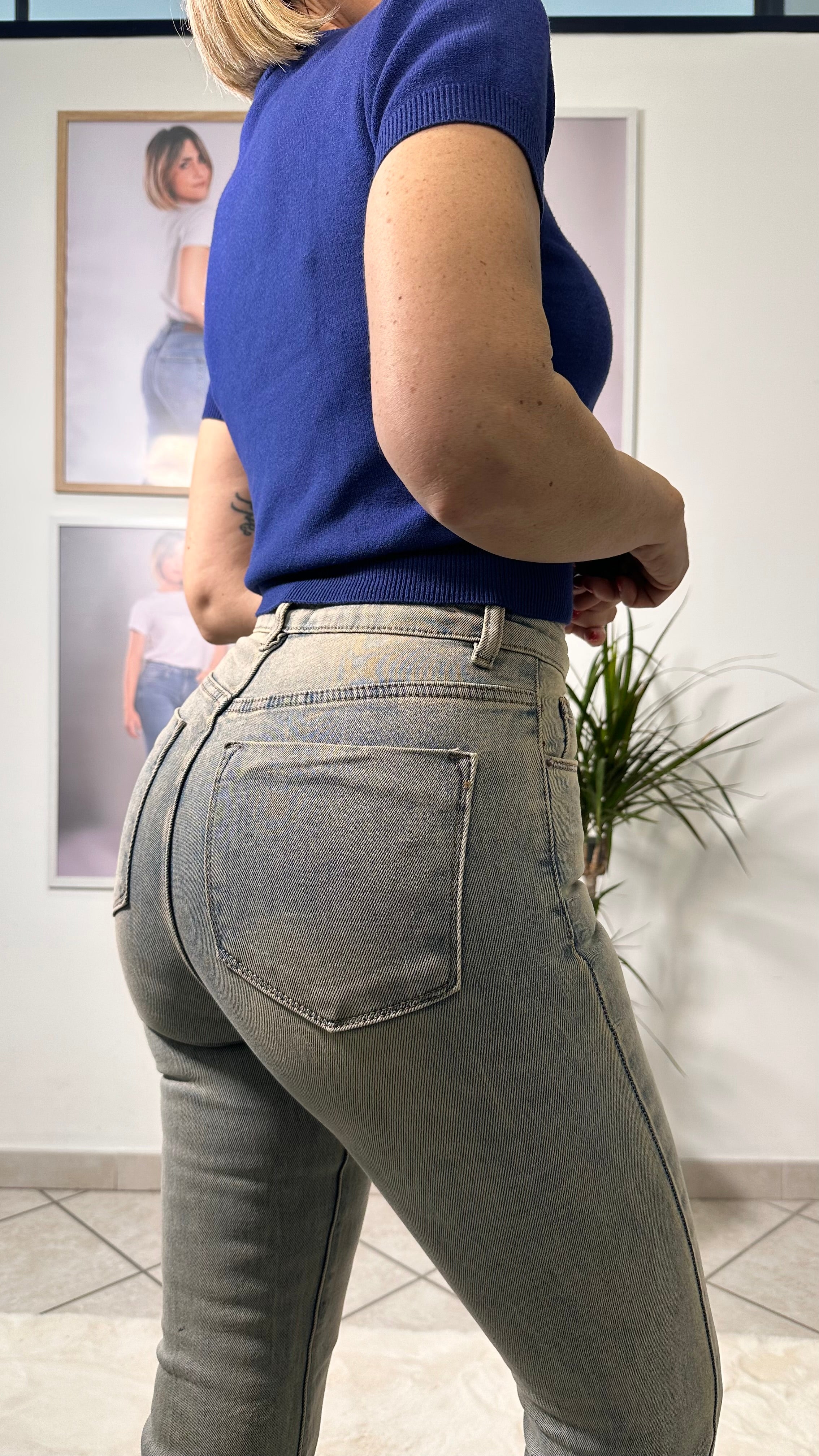 Jeans Angel -5 Kg  French Fit Sabbiato