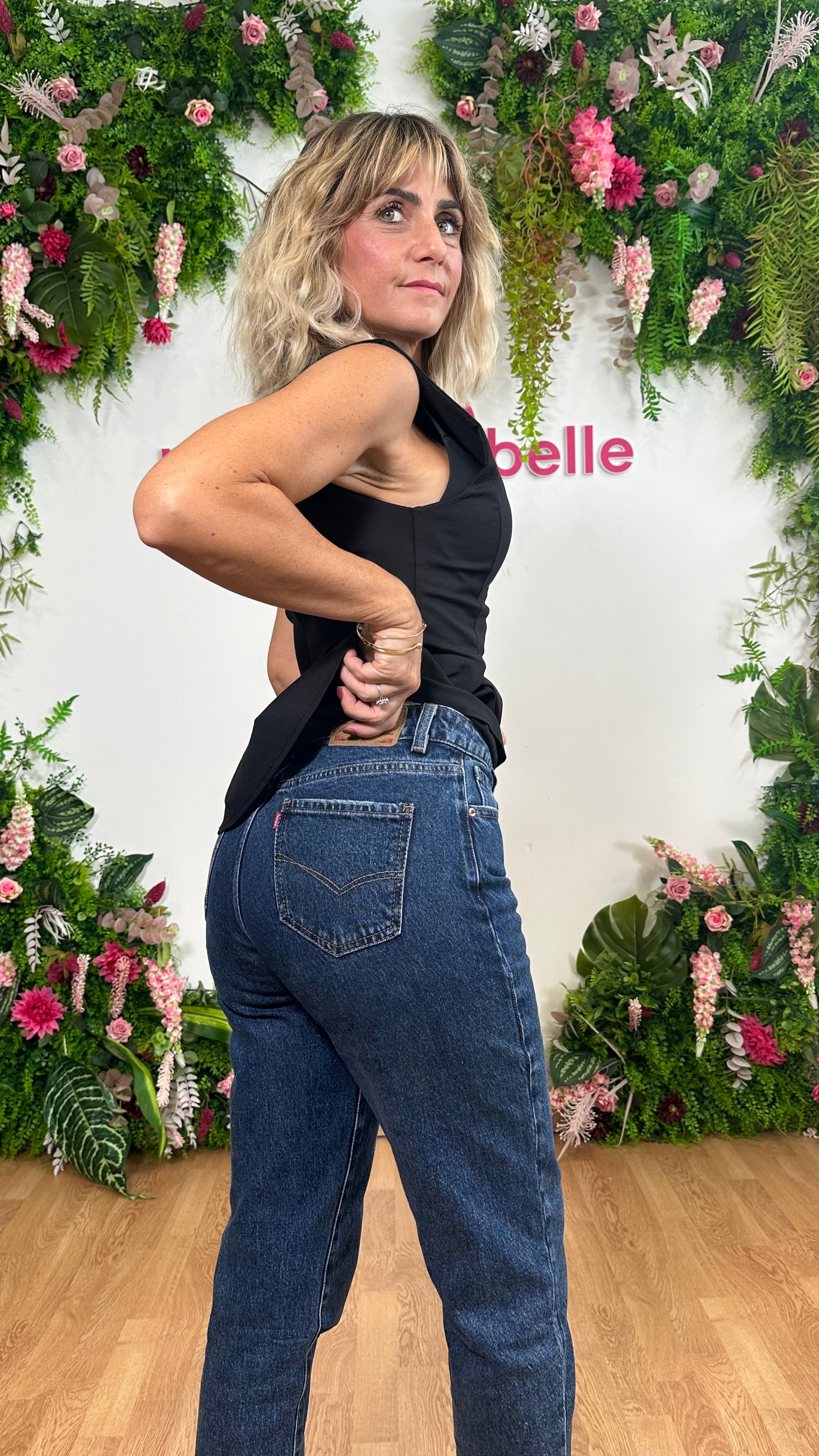 Jeans mom fit