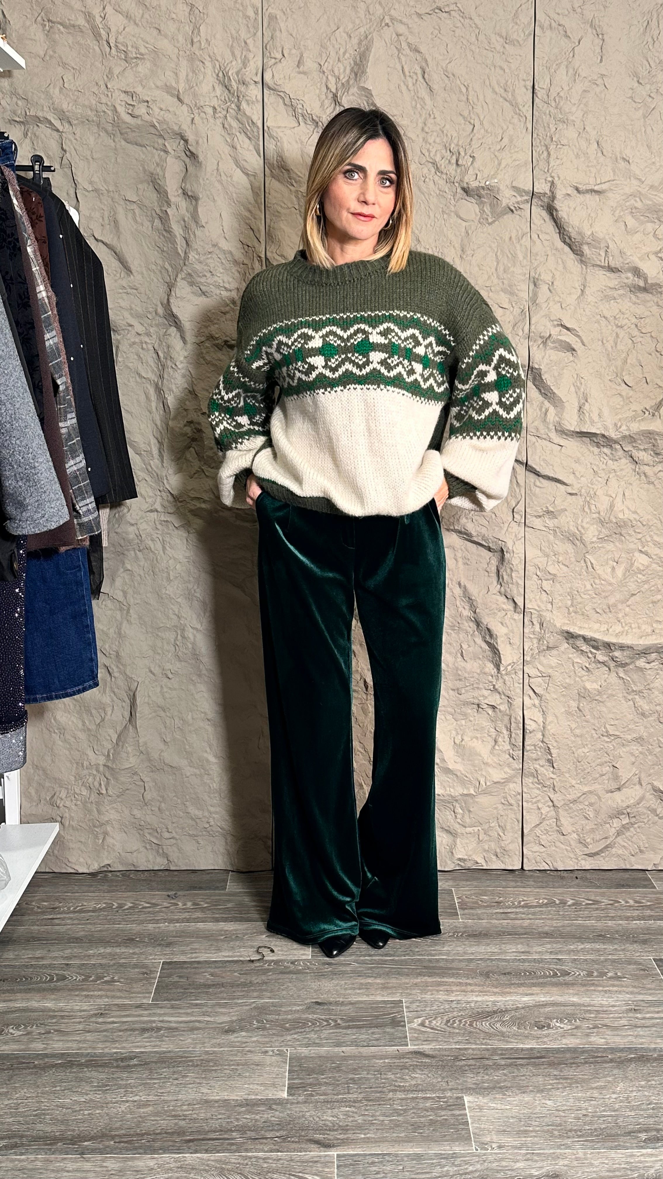 Maglione Artic Verde Militare