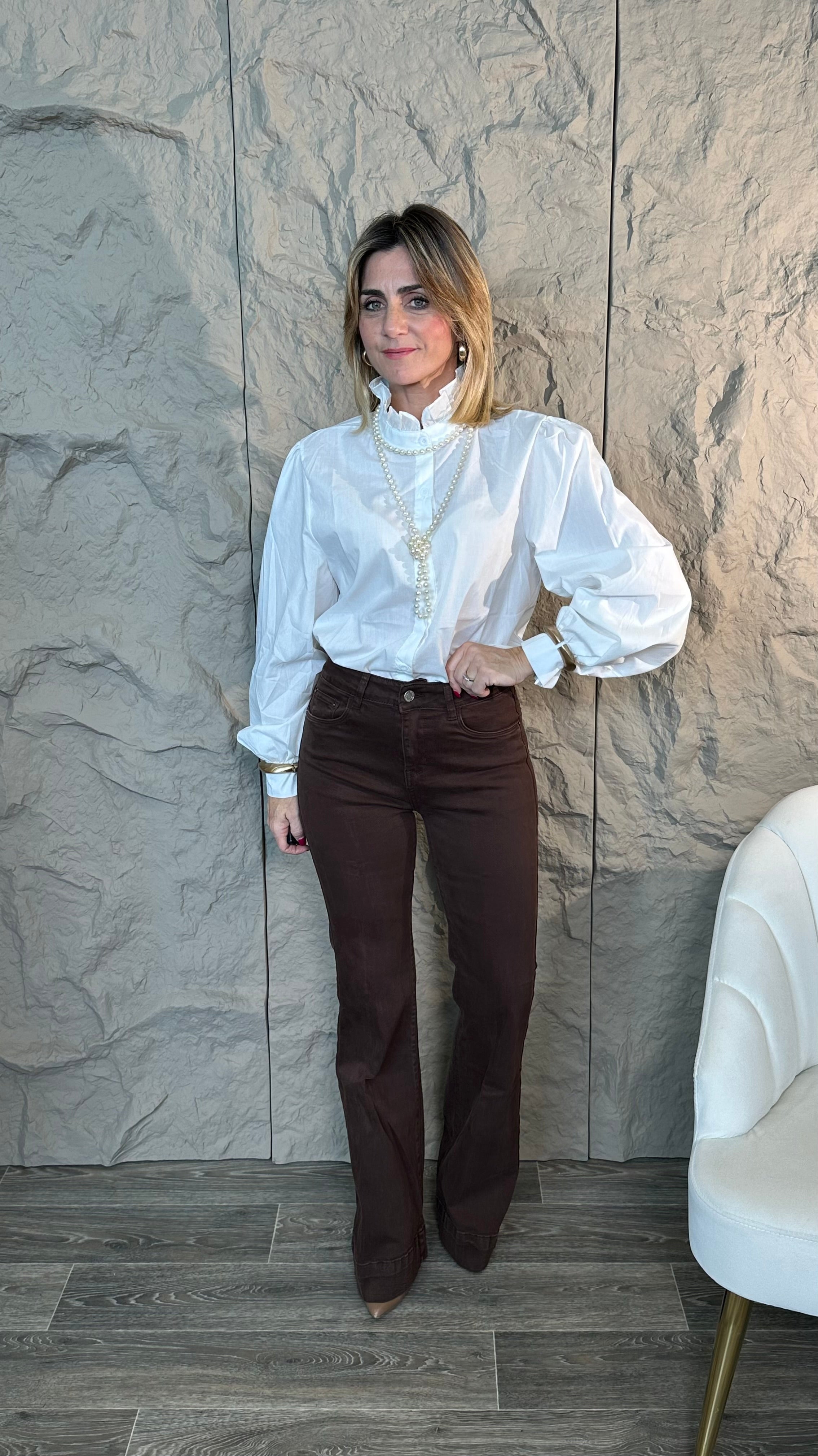 Jeans -5Kg Angel marrone cioccolato