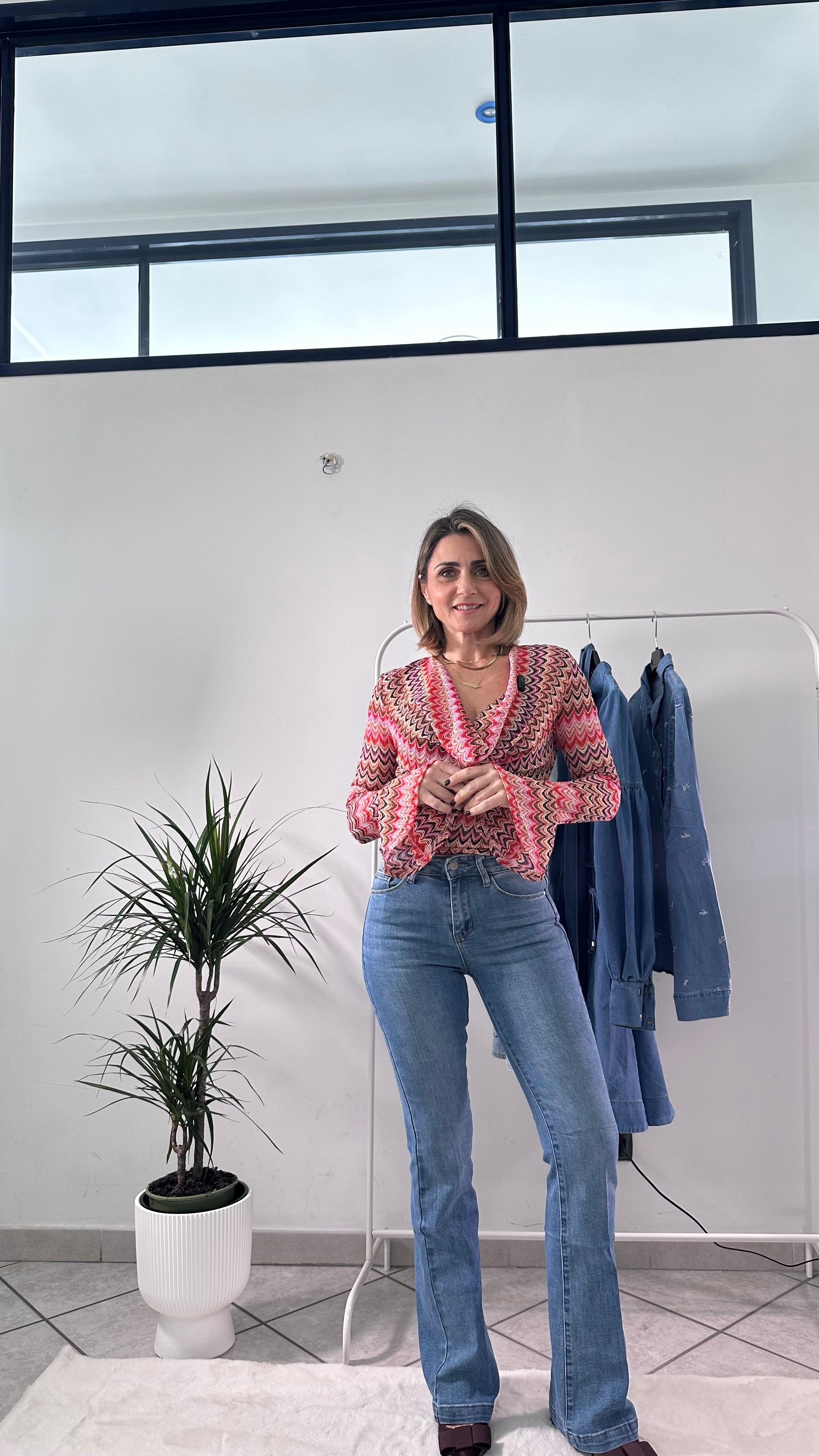 Jeans Flare Modellante Rosalia