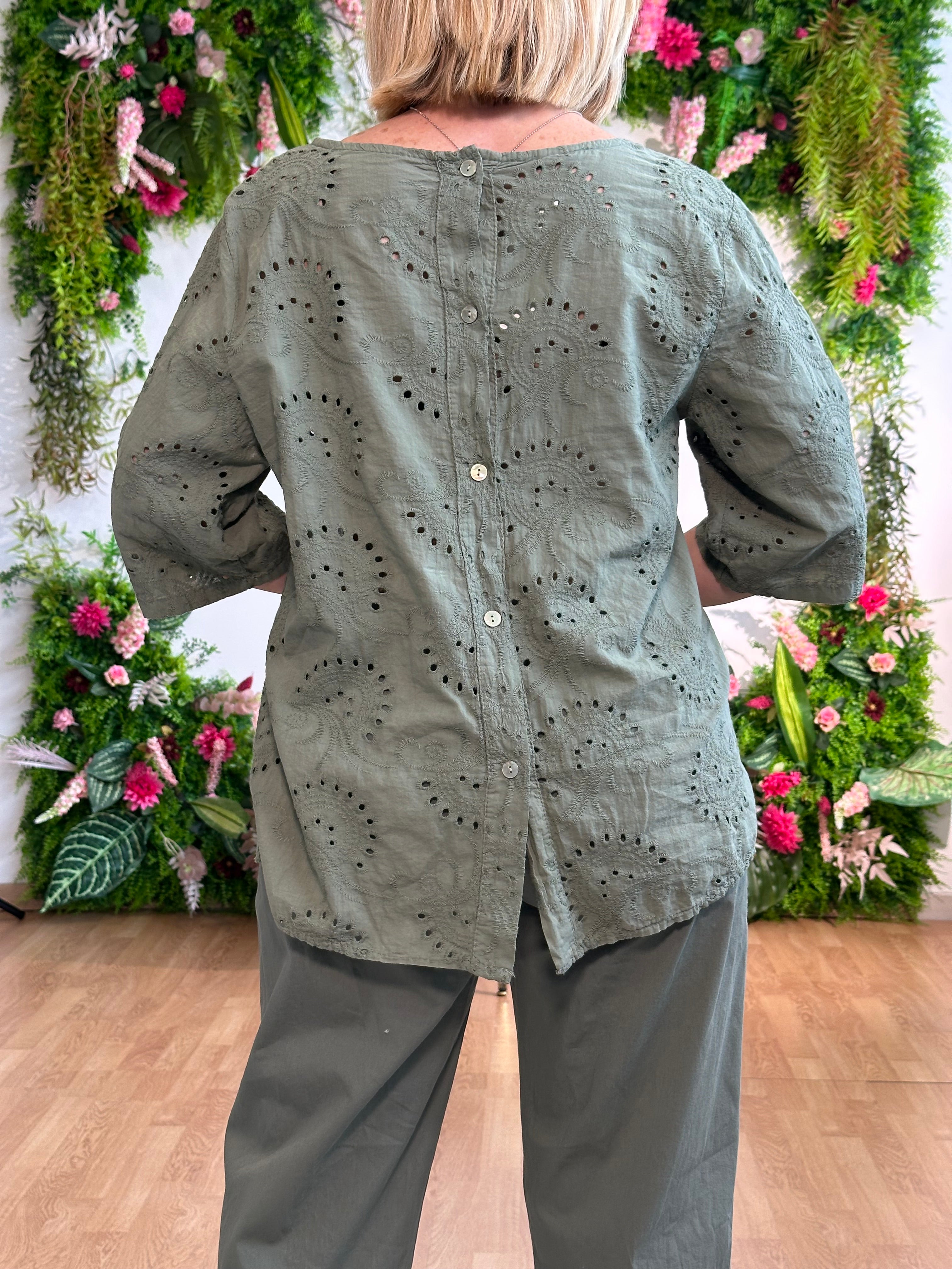 Blusa 100% cotone