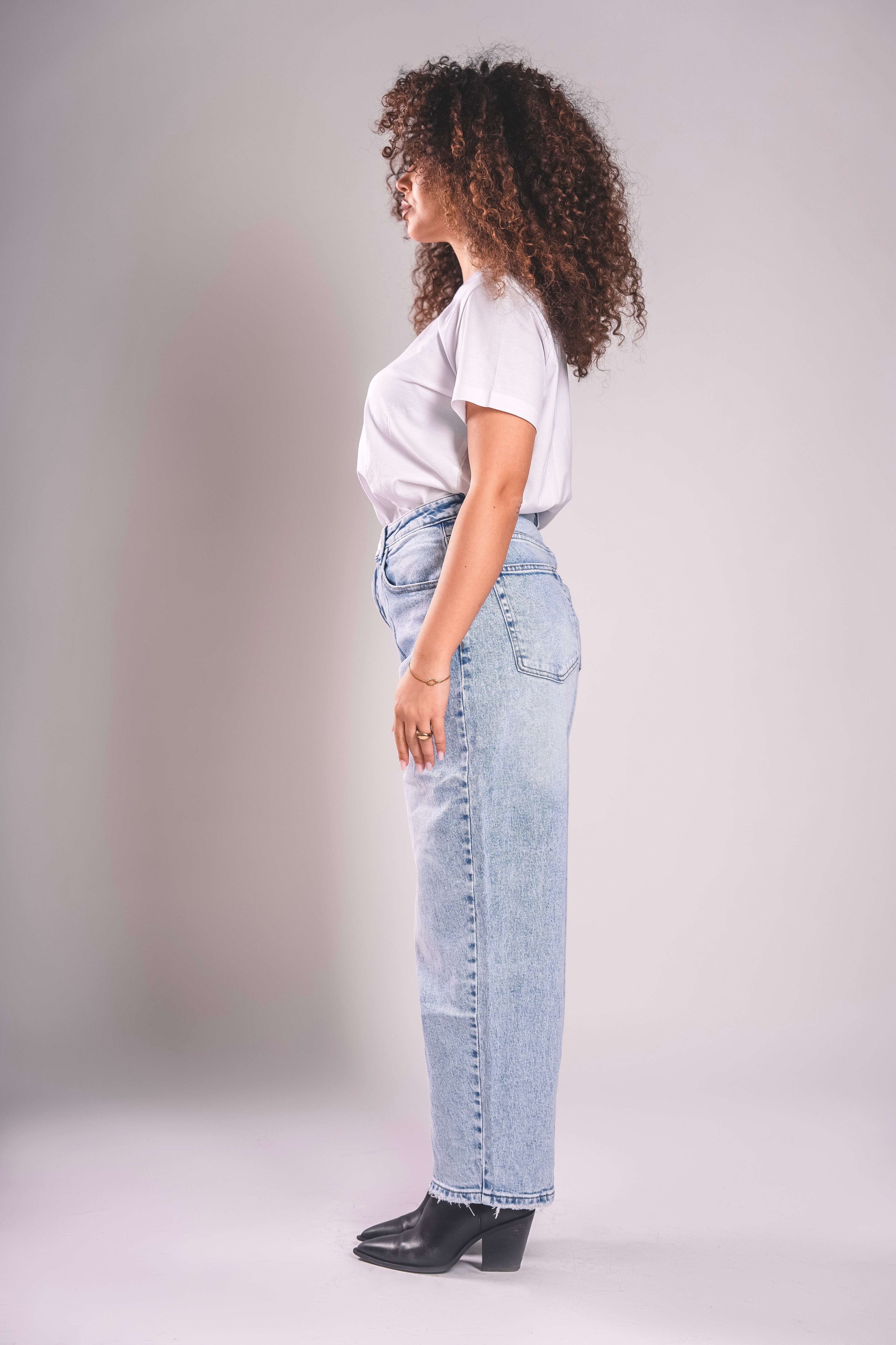 Barrel Fit Icon – Denim Chiaro