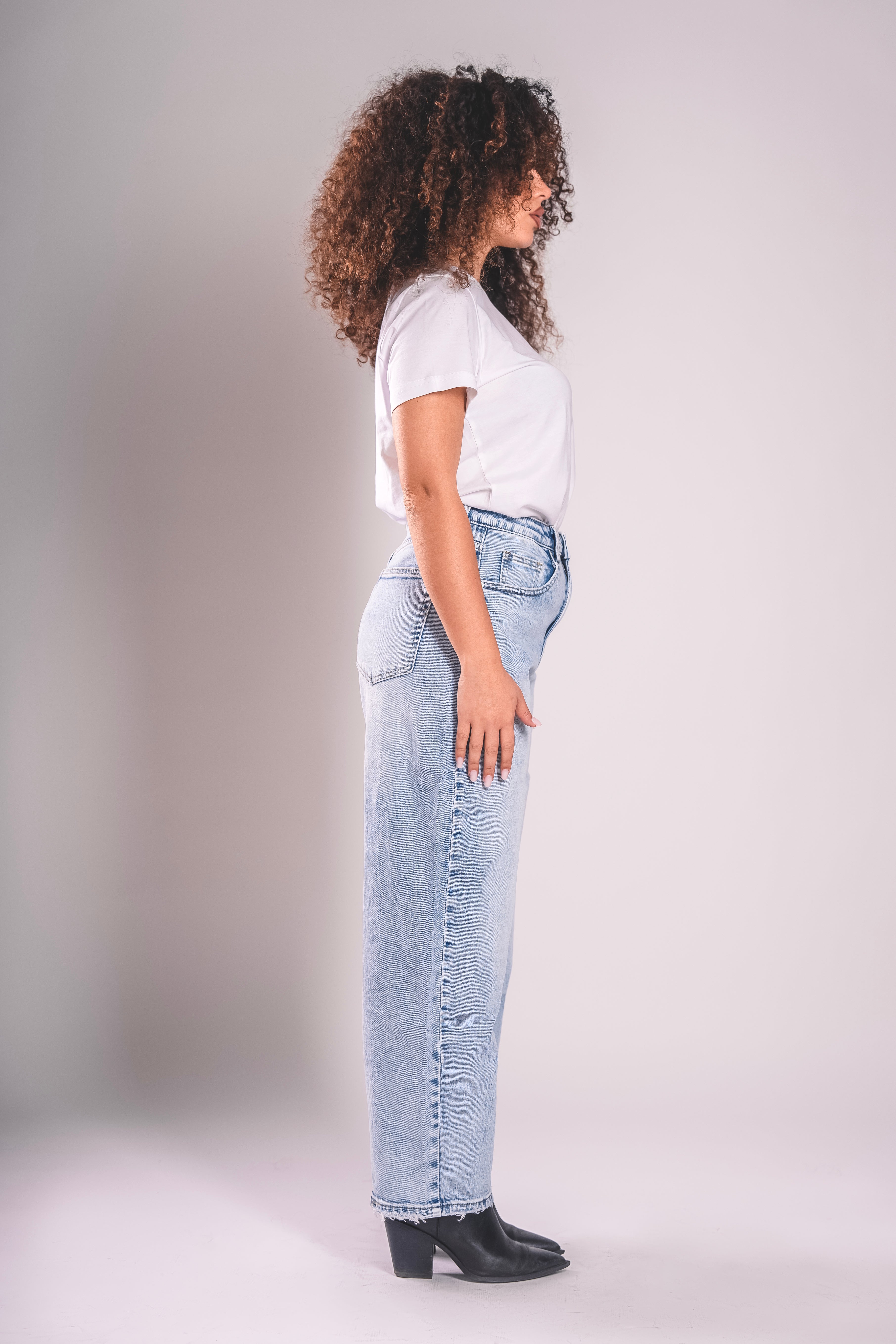 Barrel Fit Icon – Denim Chiaro