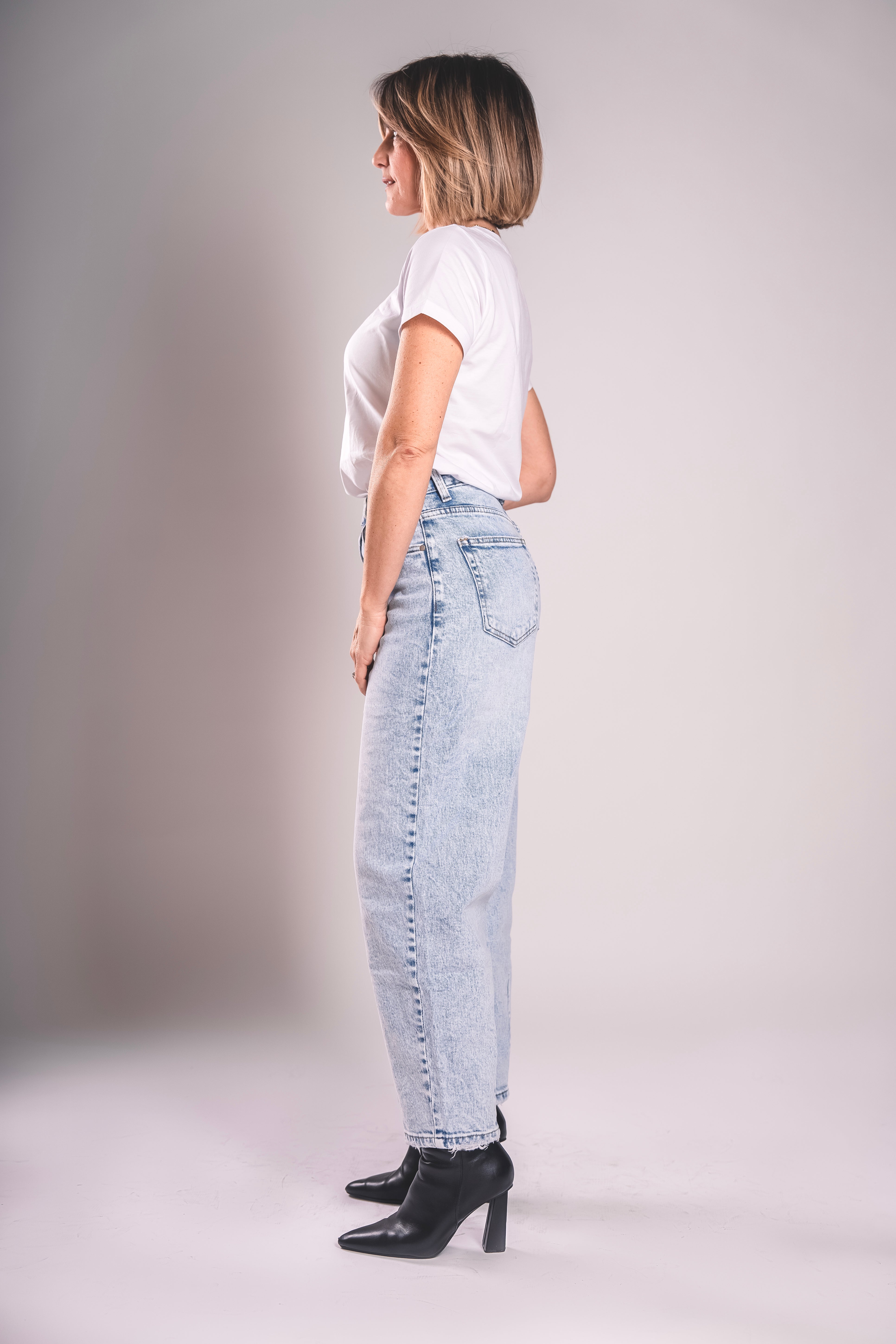 Barrel Fit Icon – Denim Chiaro