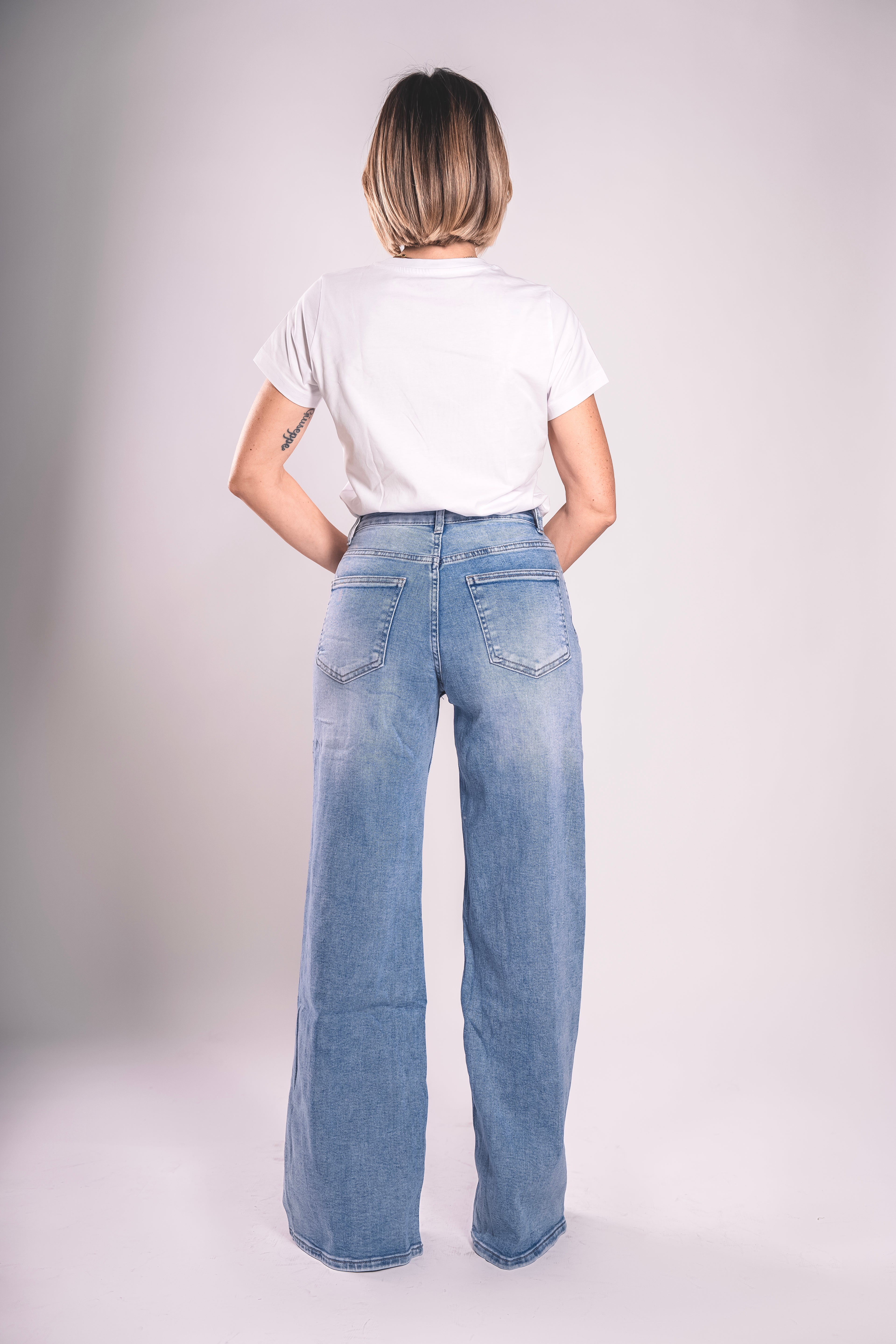 Palazzo Light – Denim Chiaro