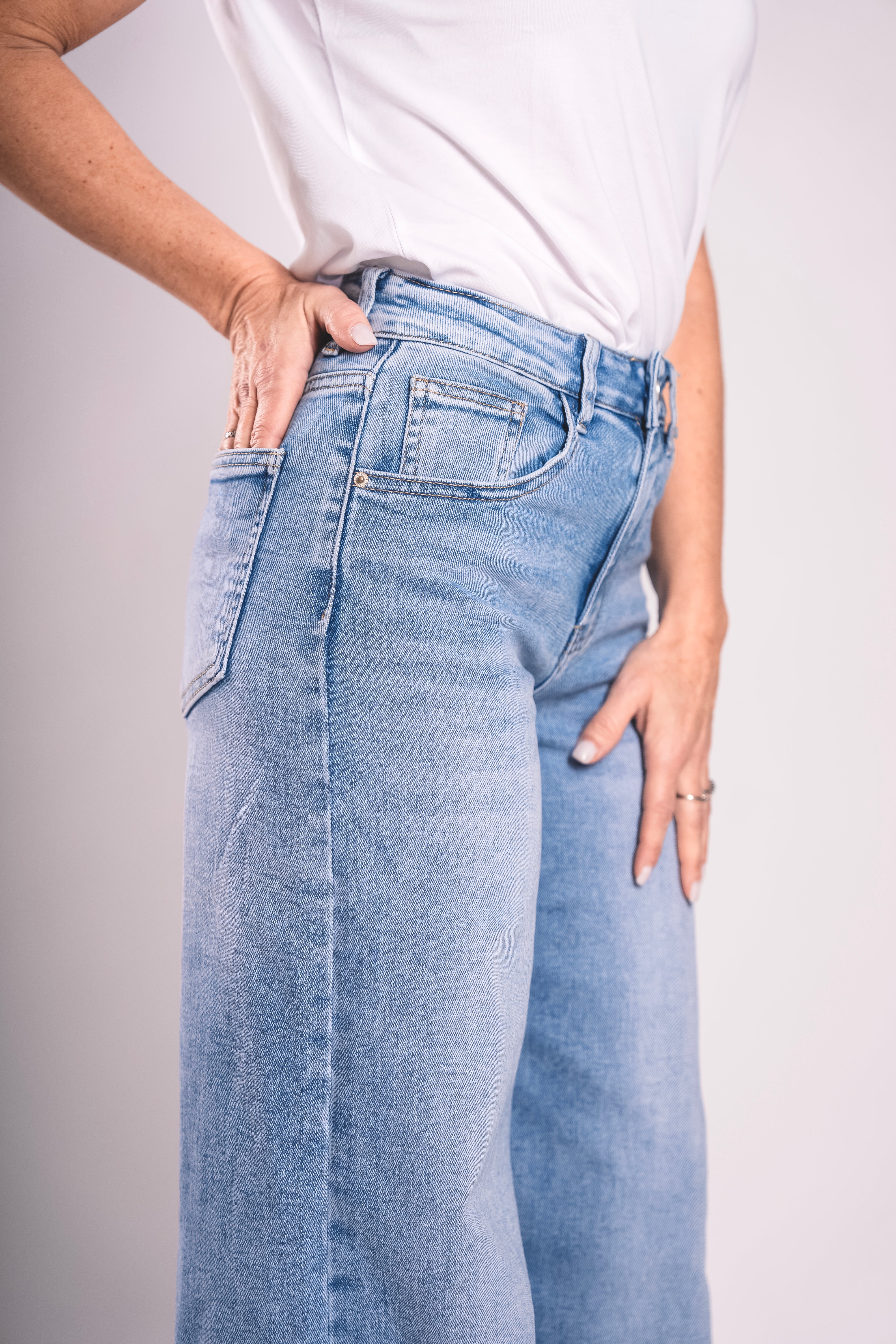 Palazzo Light – Denim Chiaro