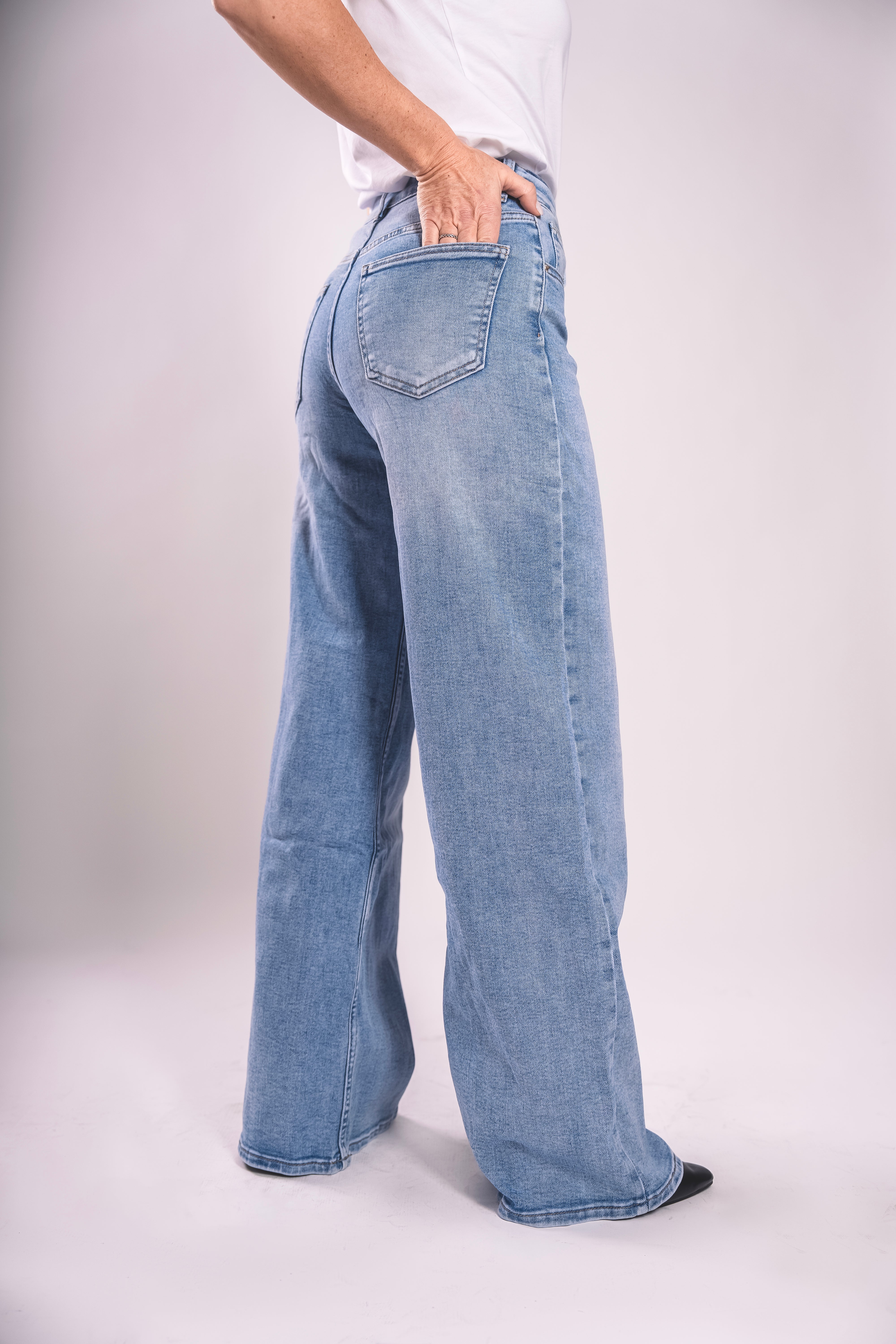 Palazzo Light – Denim Chiaro