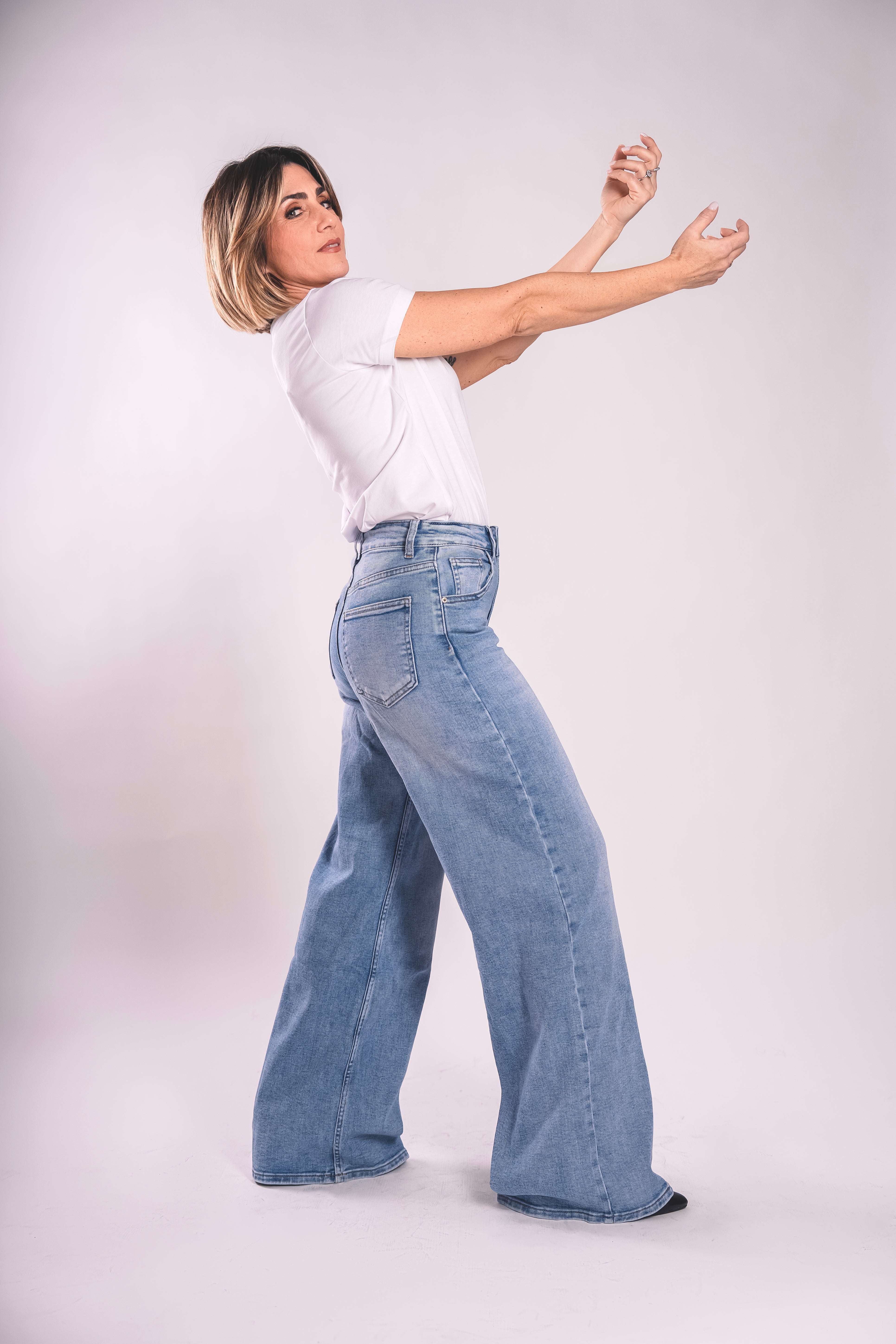 Palazzo Light – Denim Chiaro