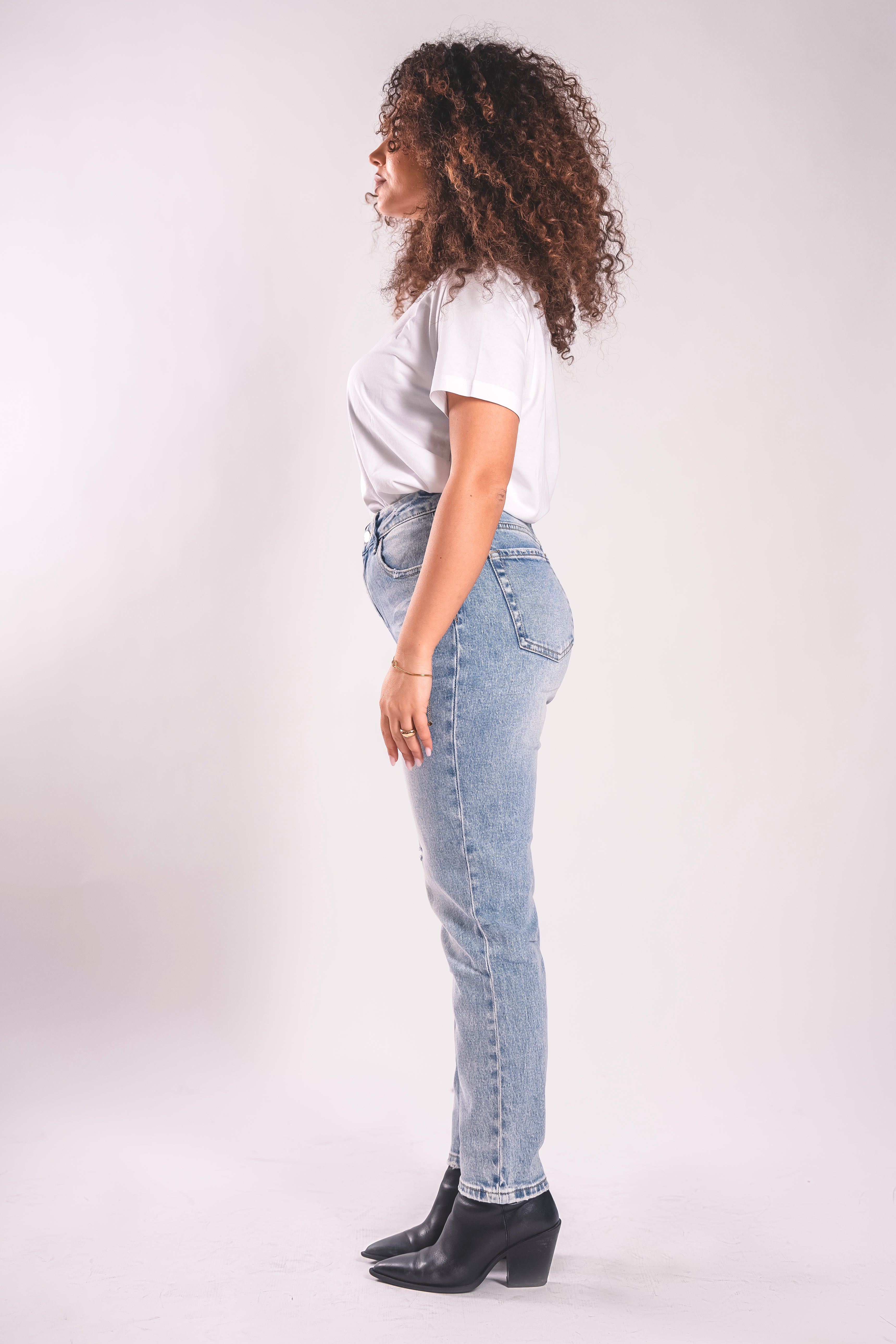 Mom Fit Vintage – Denim Chiaro