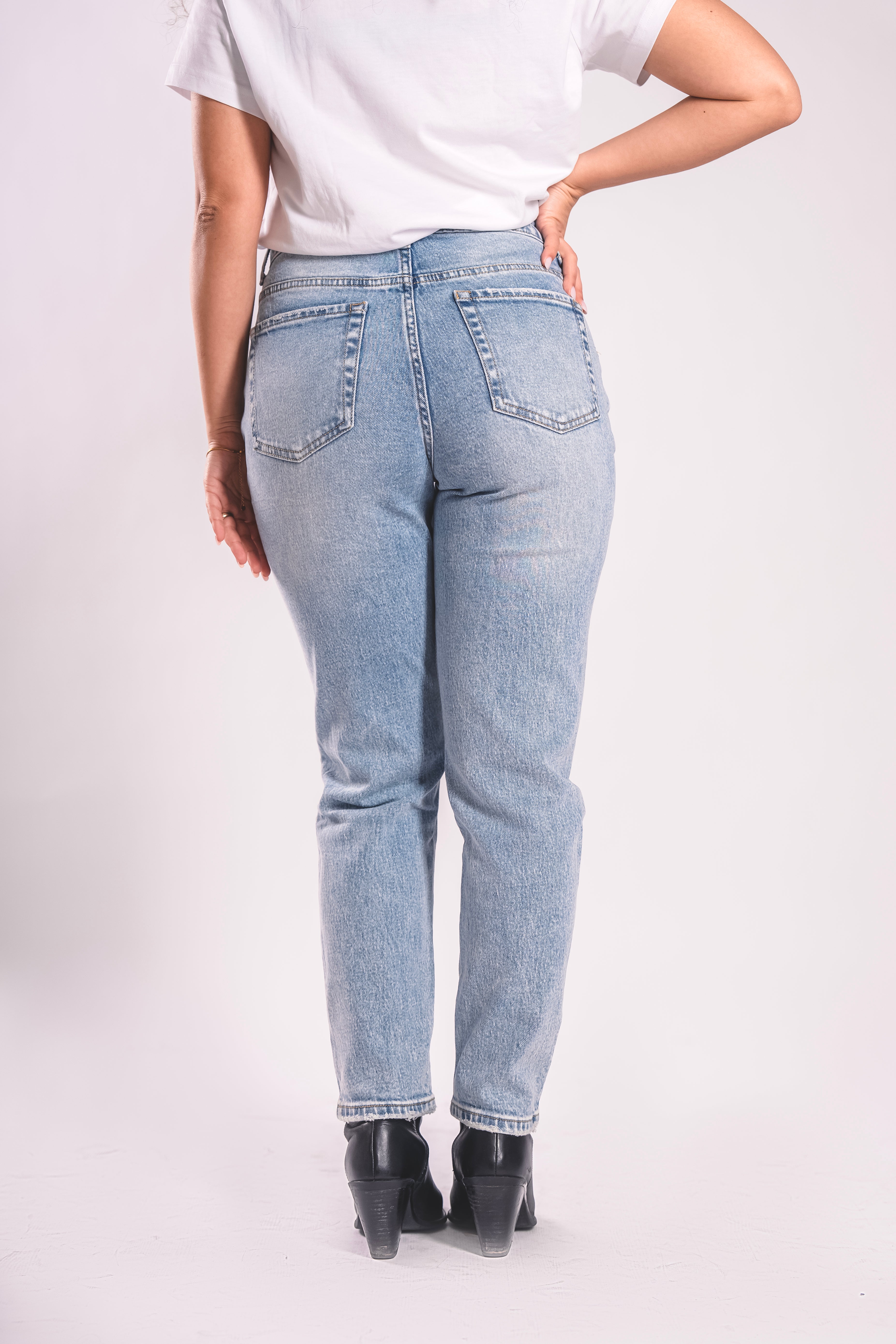 Mom Fit Vintage – Denim Chiaro