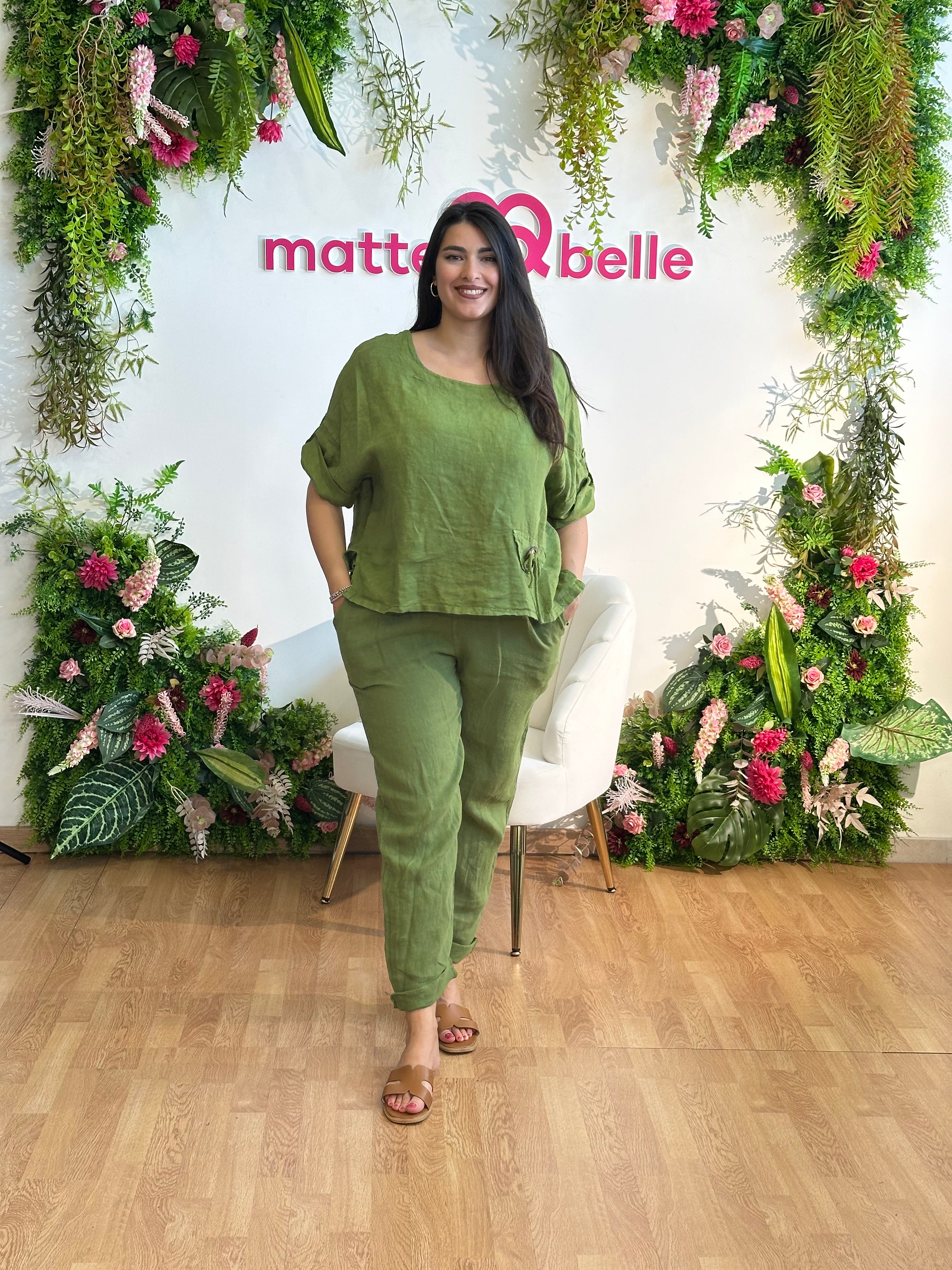 Coordinato Mirela 100% lino