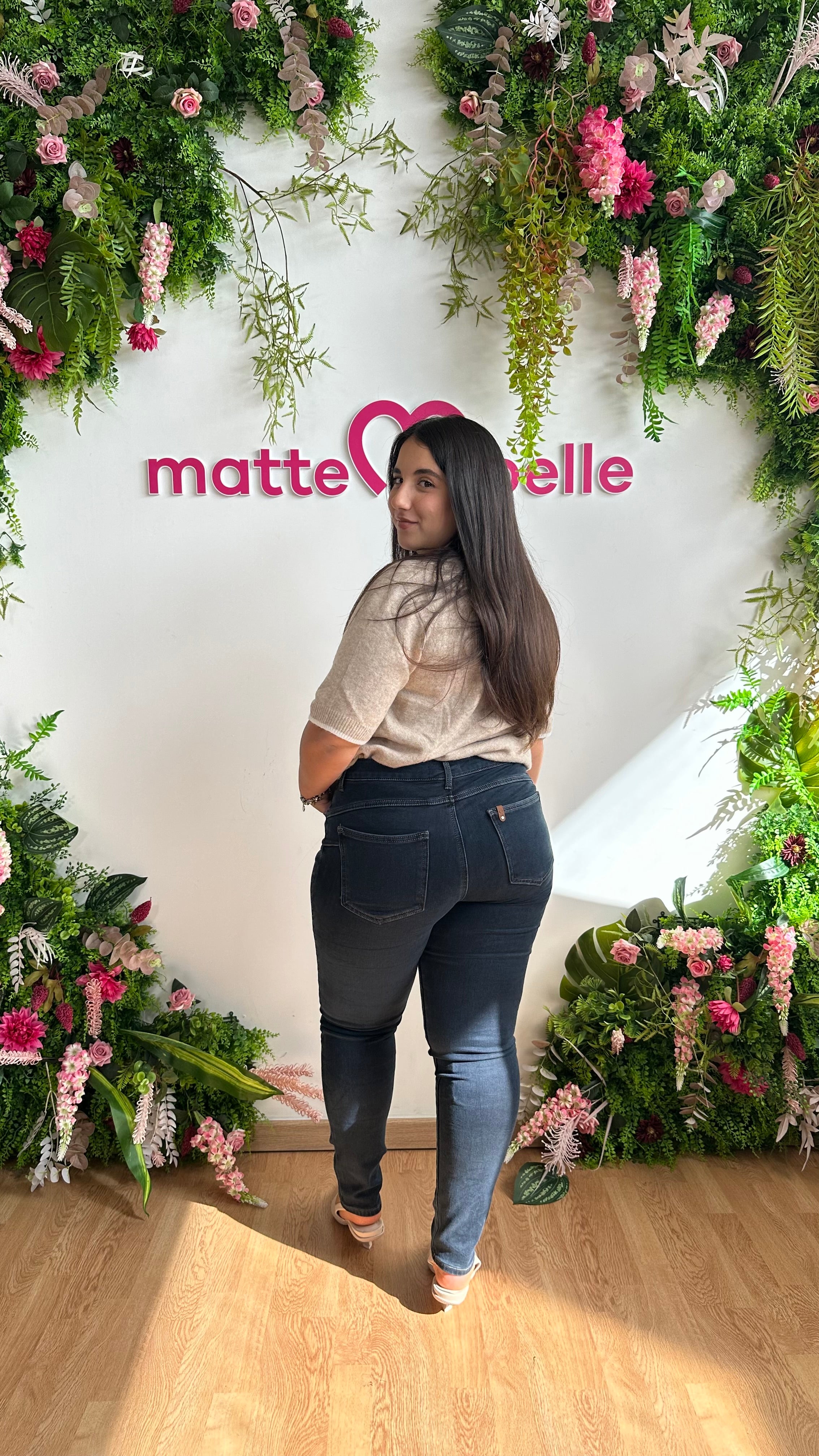 Jeans skinny felpato