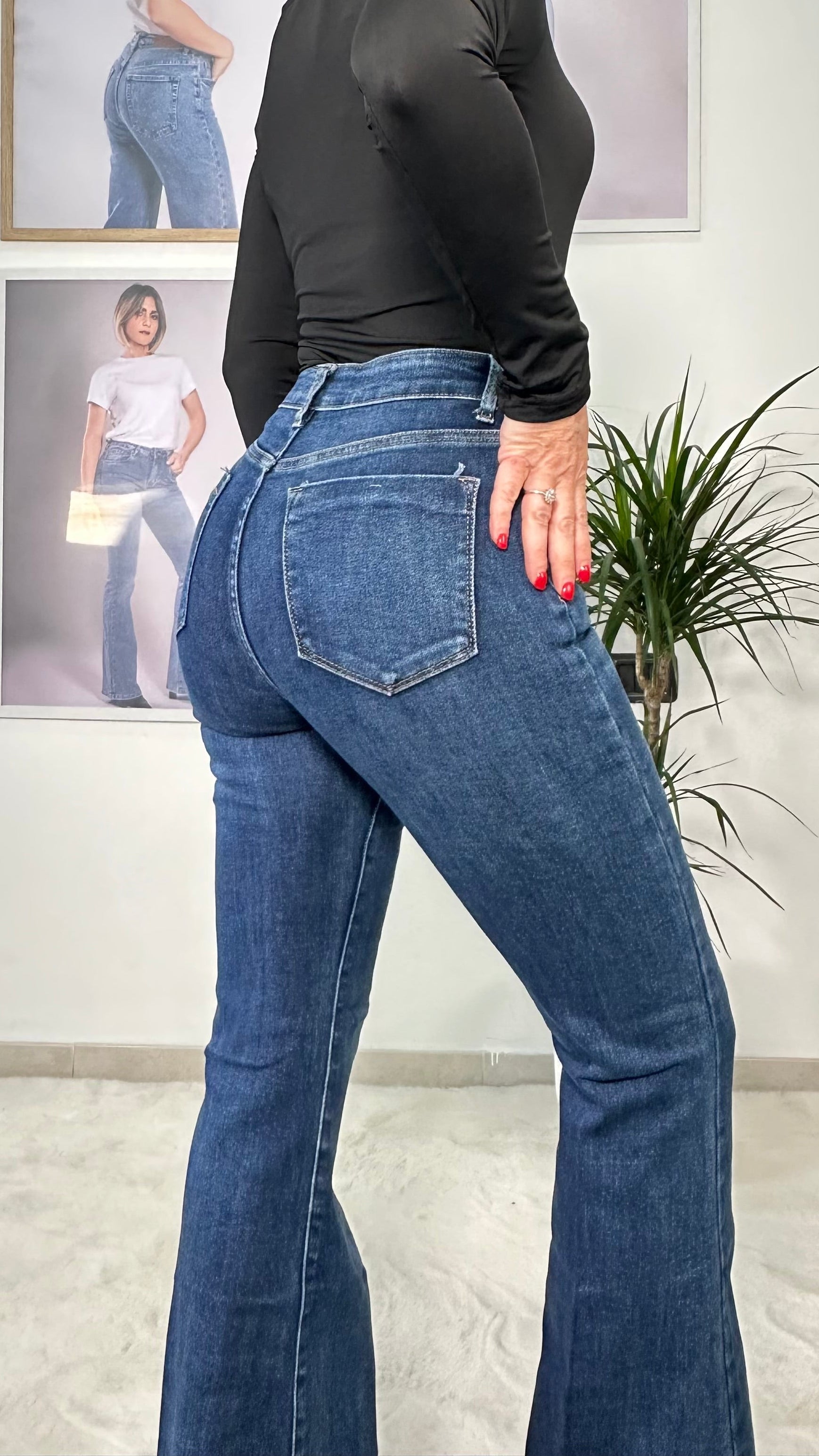 Jeans Angel -5 kg denim medio