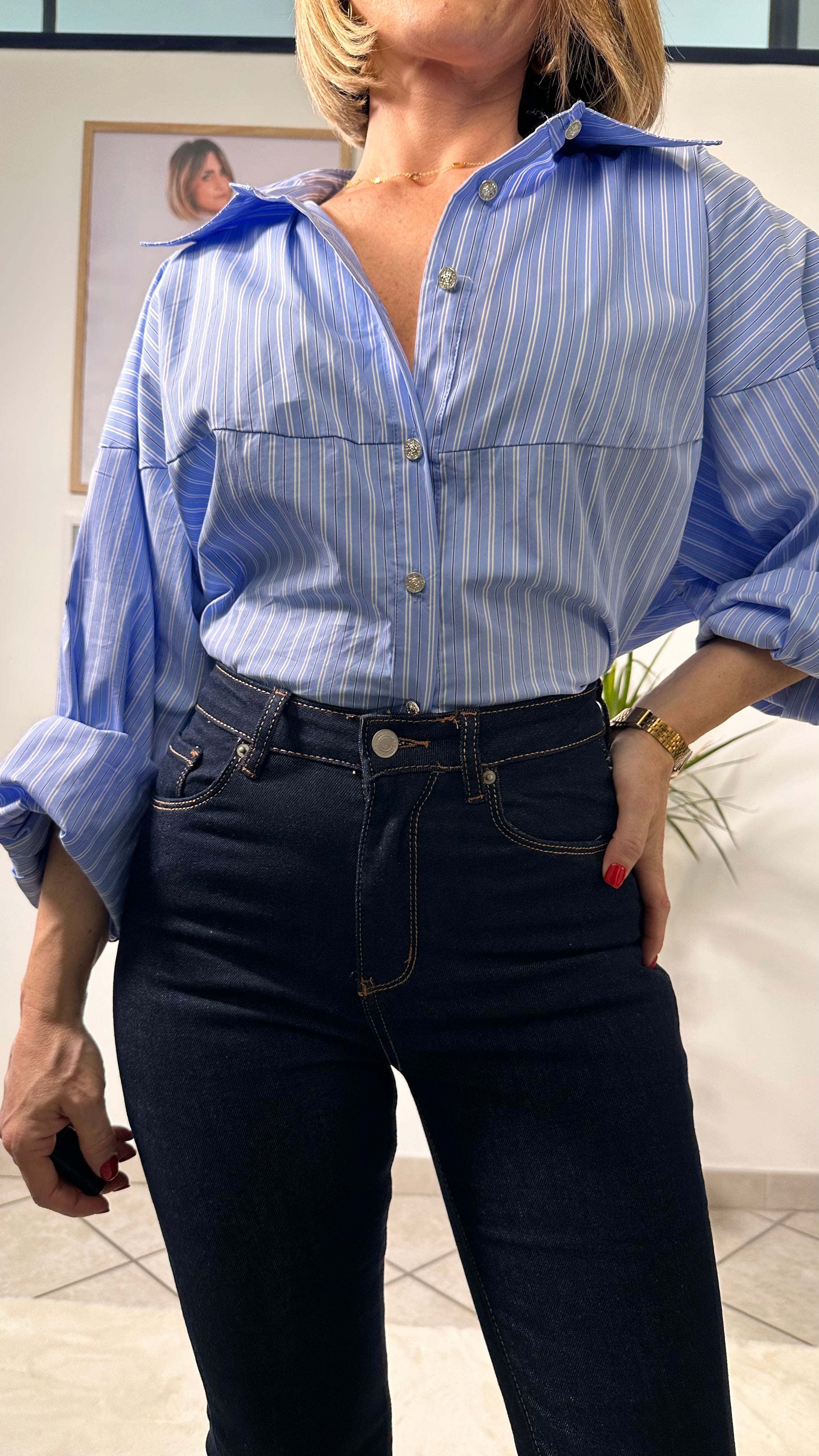 Jeans Angel -5 Kg  French Fit denim scuro