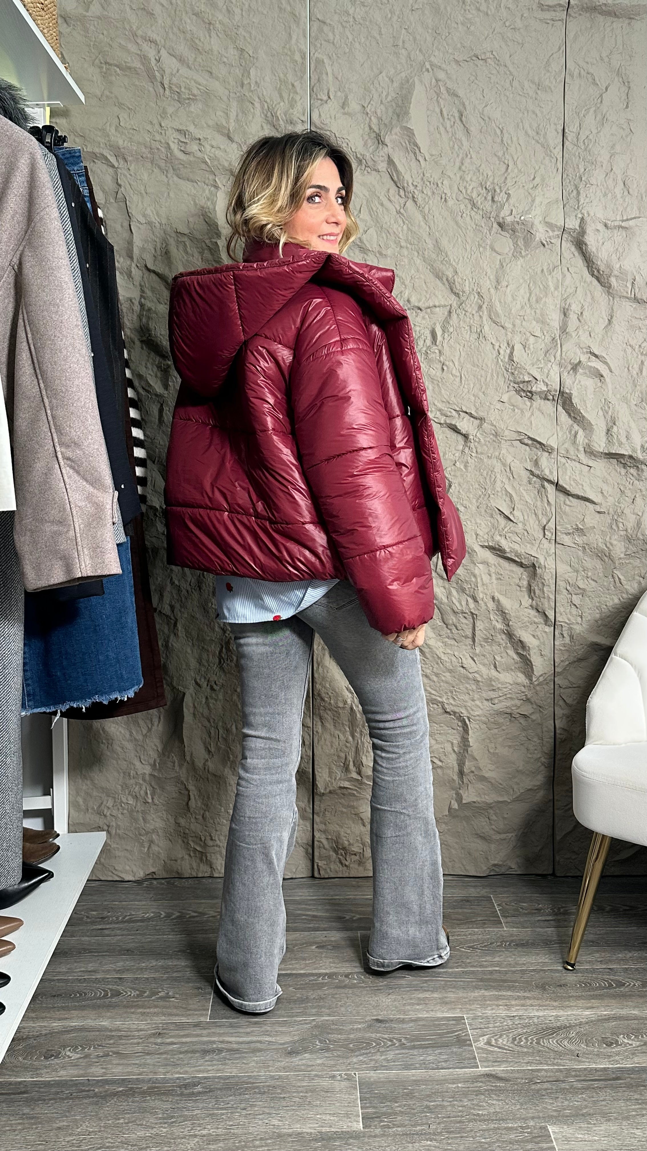 Giubbino Nuvola bordeaux