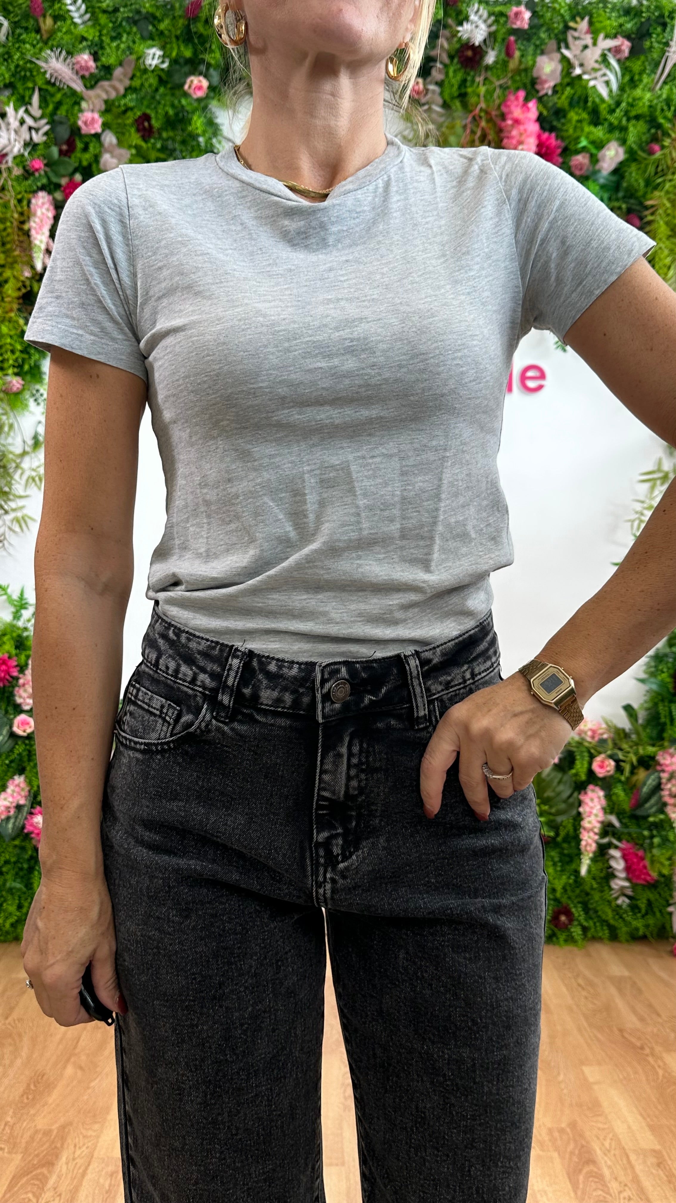 Jeans Wide Leg nero