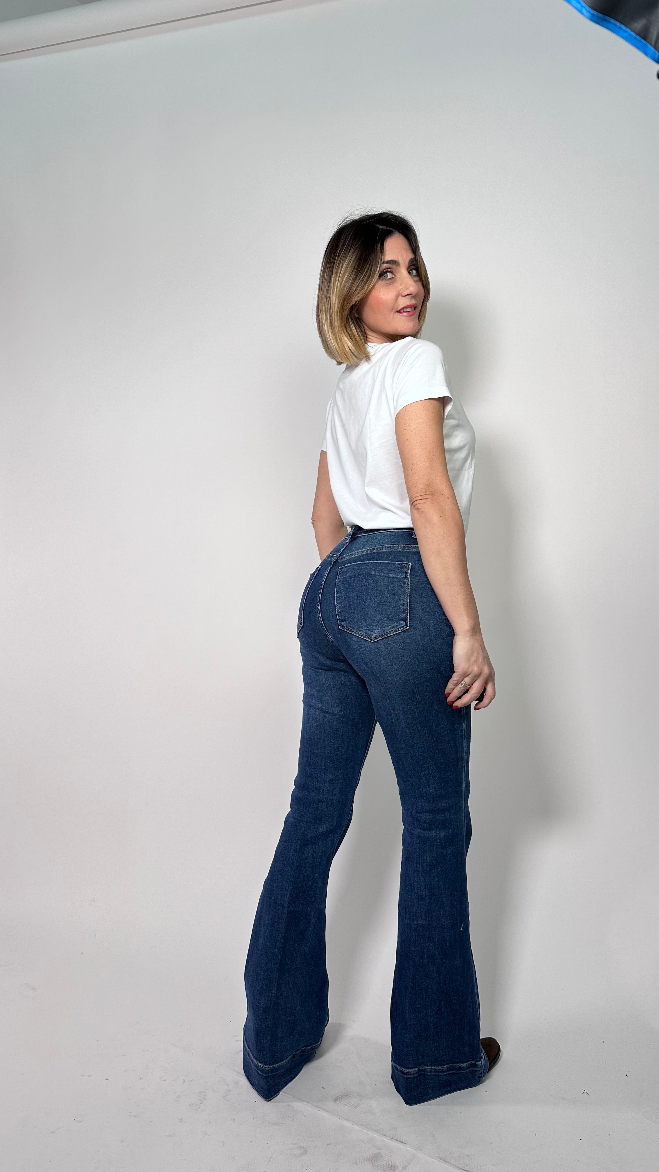 Jeans Angel -5 kg denim medio