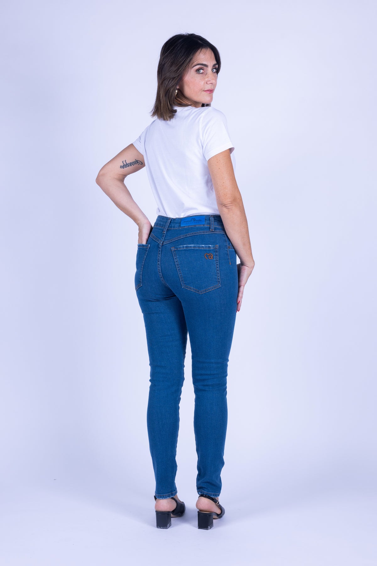 JEANS SKINNY MATTEFIT PUSH-UP COUTURE