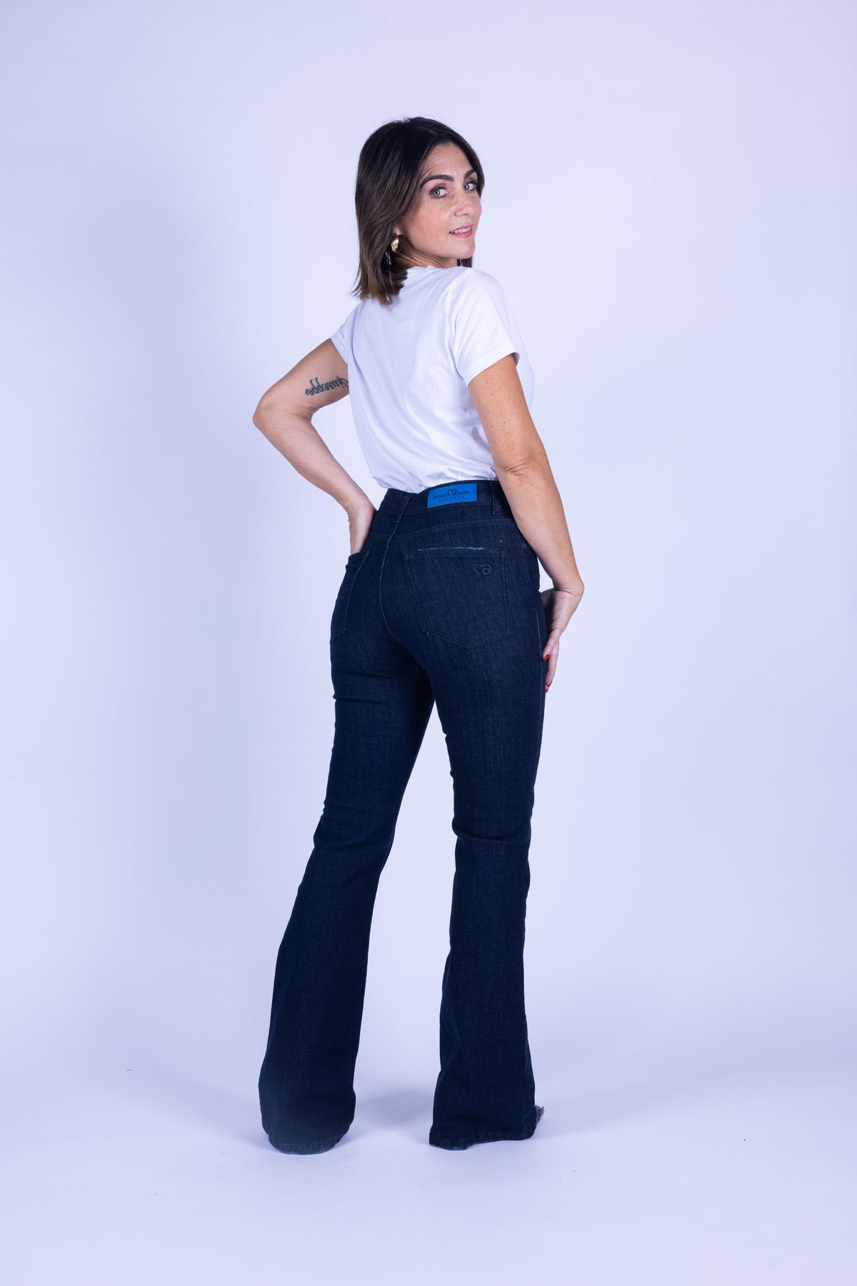 JEANS ZAMPA PUSH-UP STRETCH COUTURE