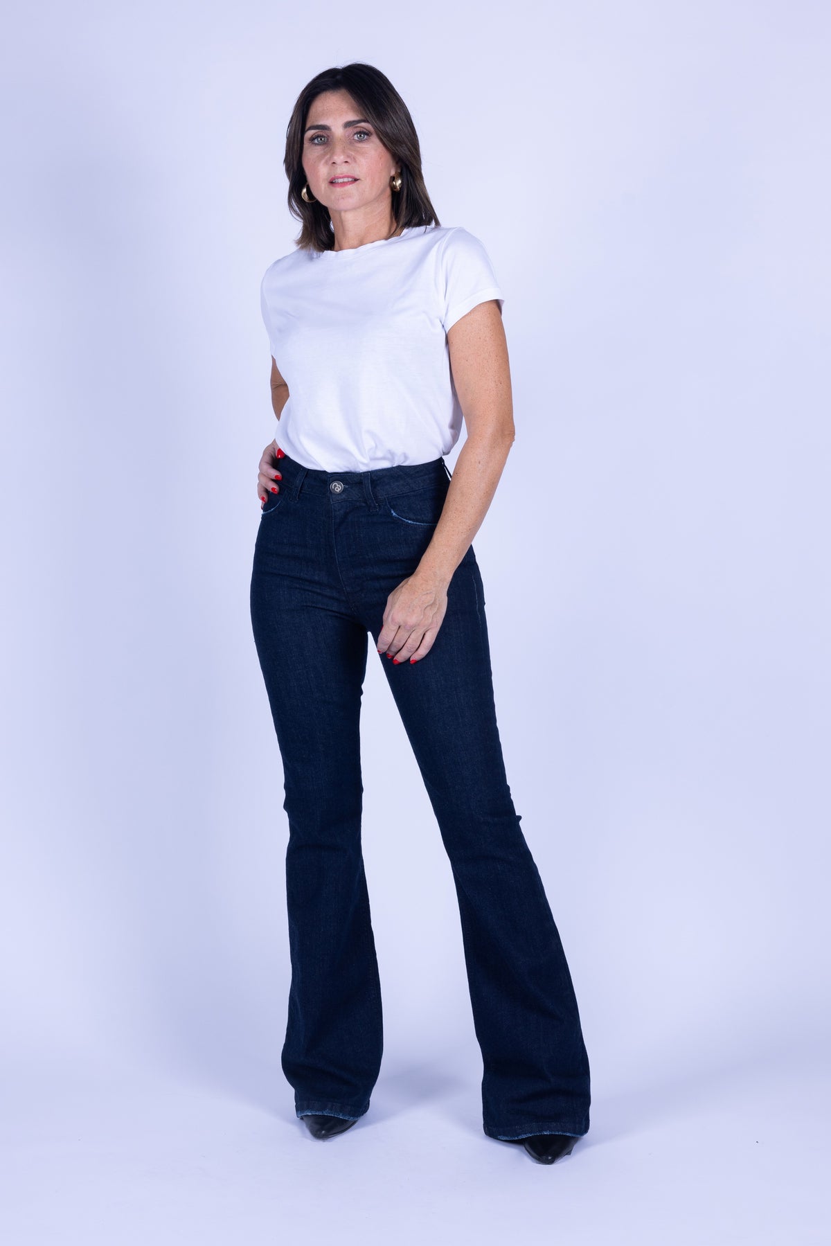 JEANS ZAMPA PUSH-UP STRETCH COUTURE