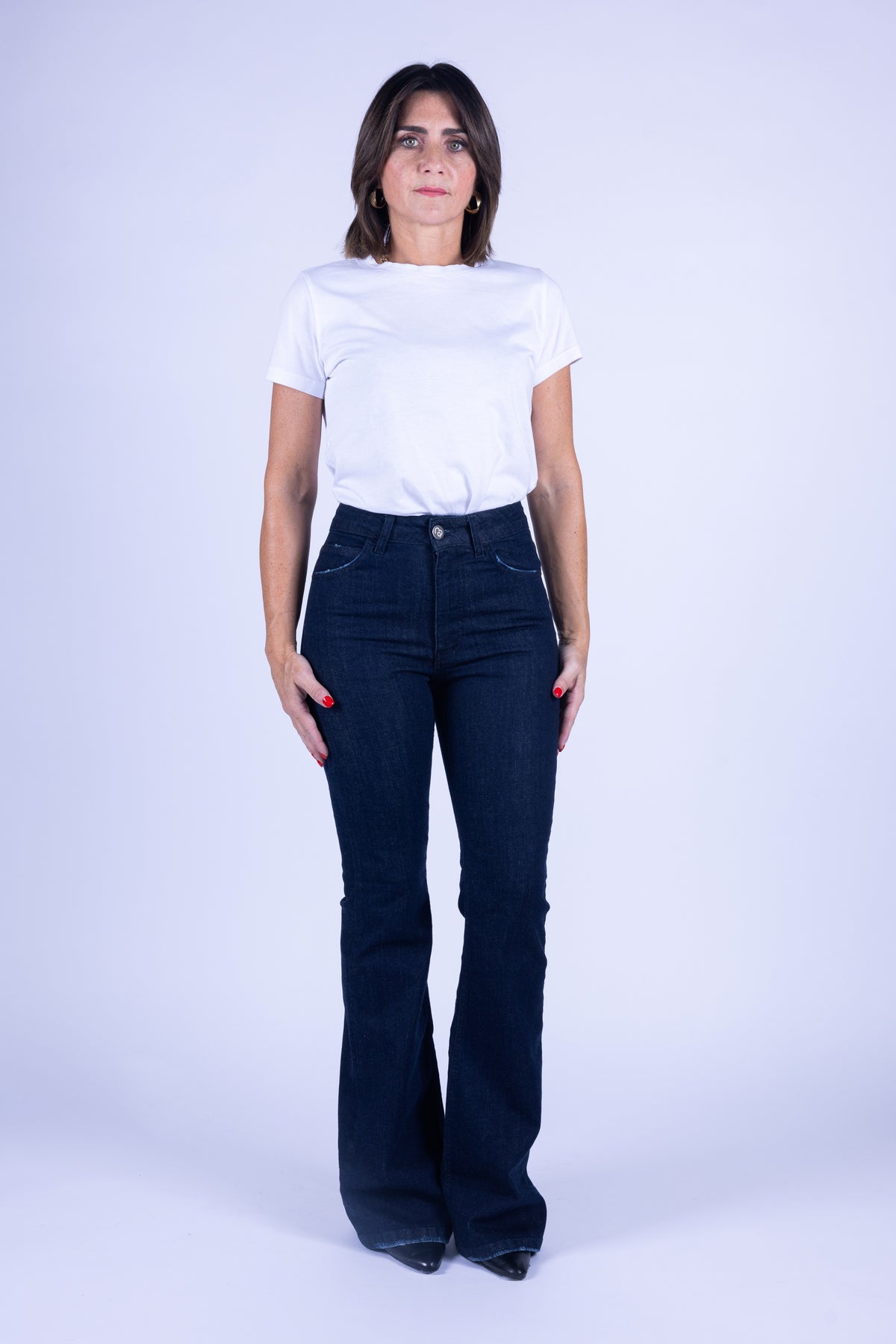 JEANS ZAMPA PUSH-UP STRETCH COUTURE